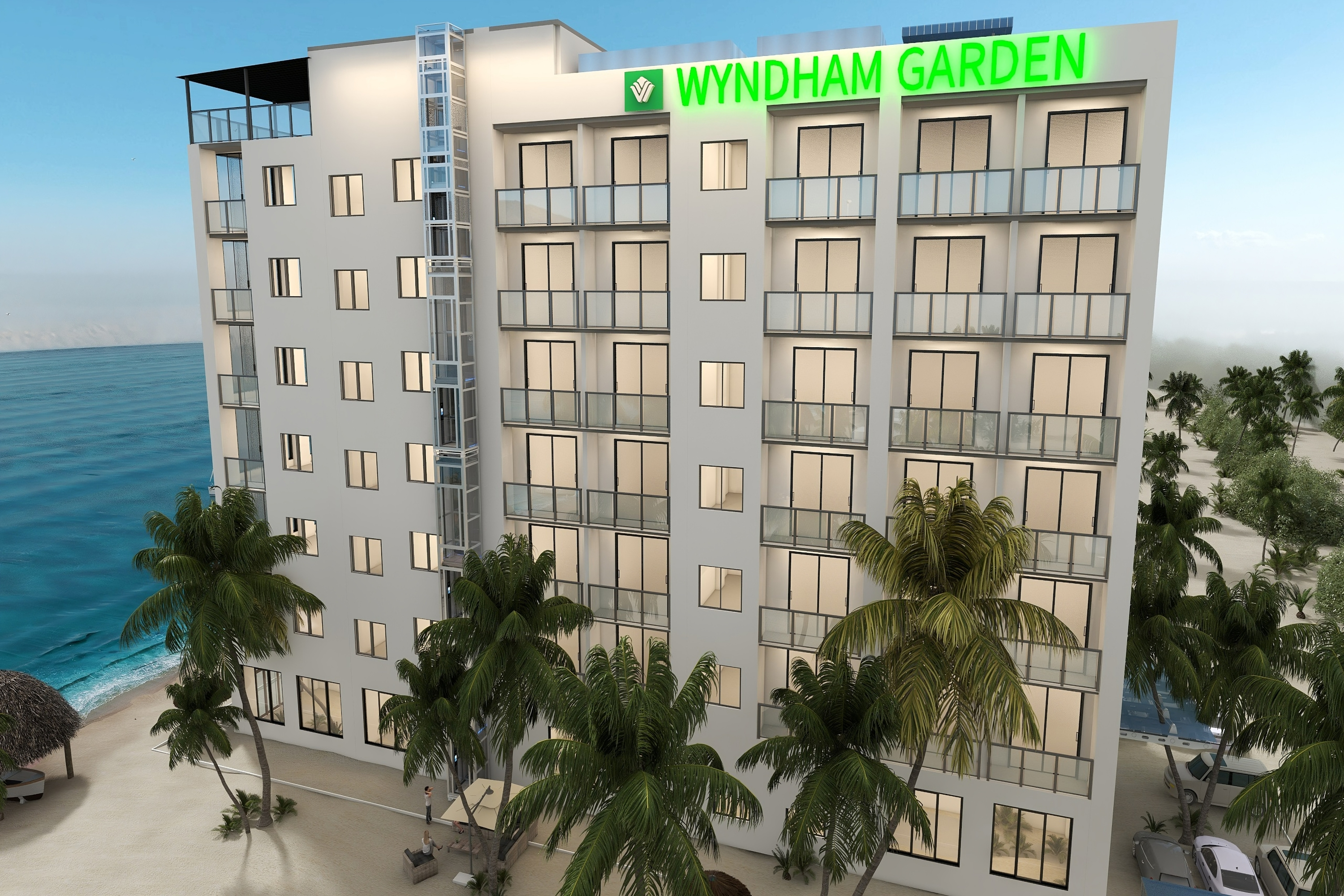 Exterior of Wyndham Garden Wailoaloa Beach Fiji hotel in Nadi, Other than US/Canada