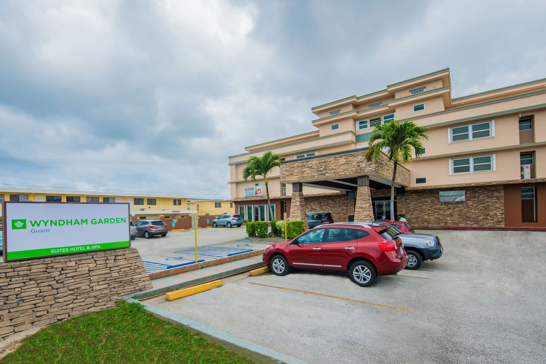 Exterior of Wyndham Garden Guam hotel in Tamuning, Other than US/Canada