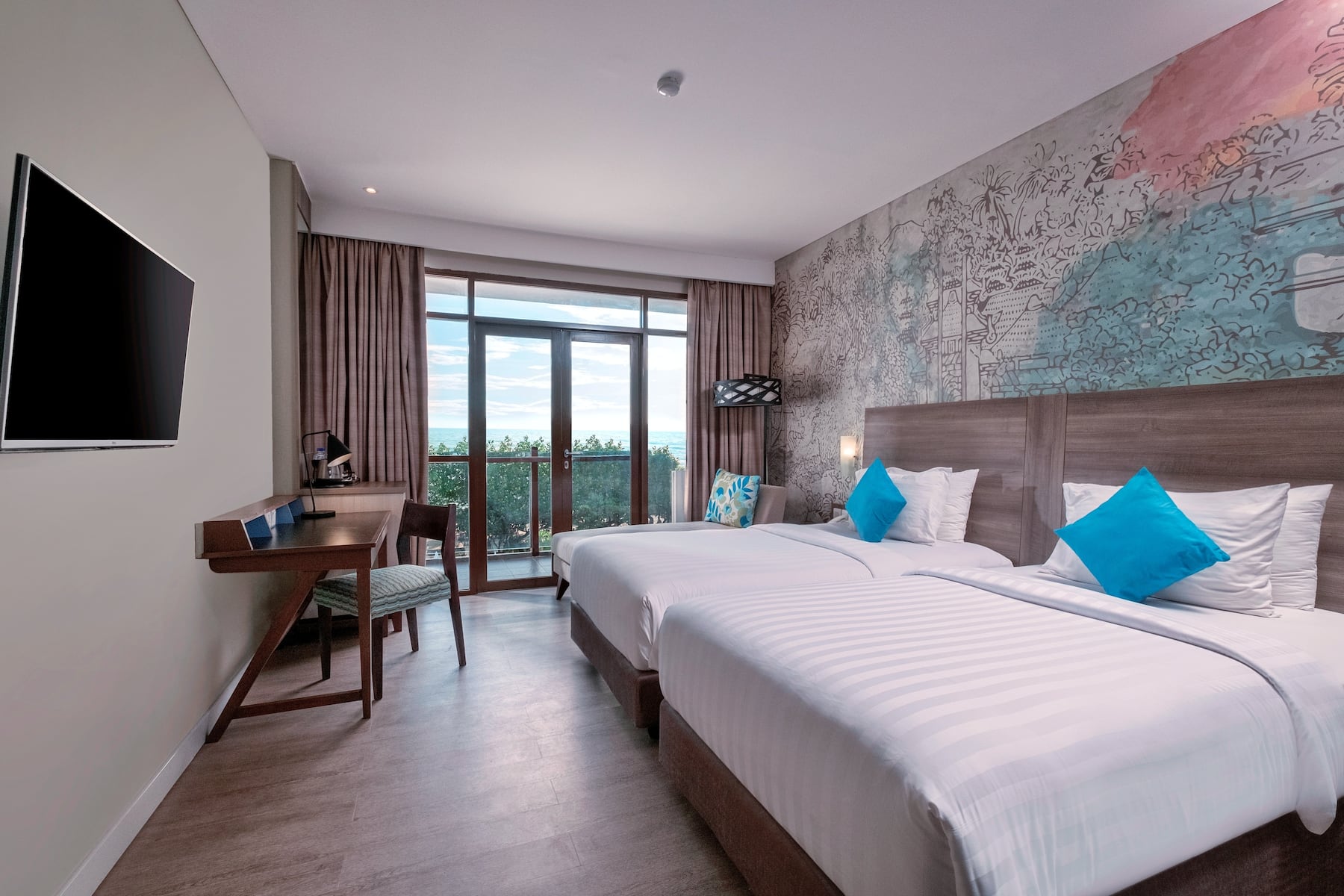 Guest room at the Wyndham Garden Kuta Beach Bali in Bali, Other than US/Canada
