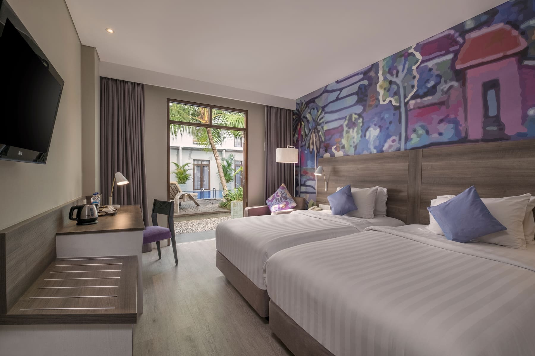 Guest room at the Wyndham Garden Kuta Beach Bali in Bali, Other than US/Canada