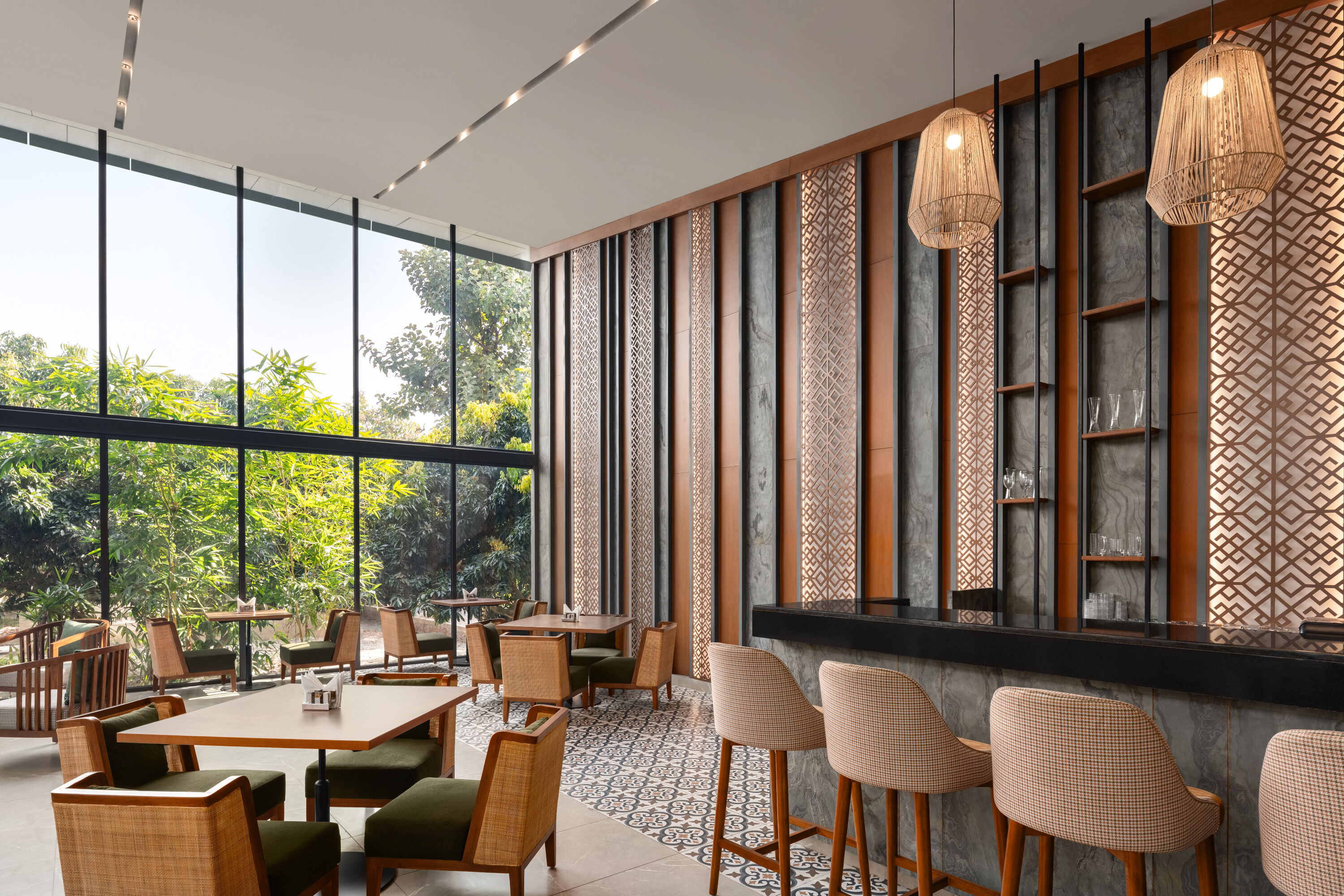 Bar at Wyndham Garden Jim Corbett Chhoi in Ramnagar, Other than US/Canada