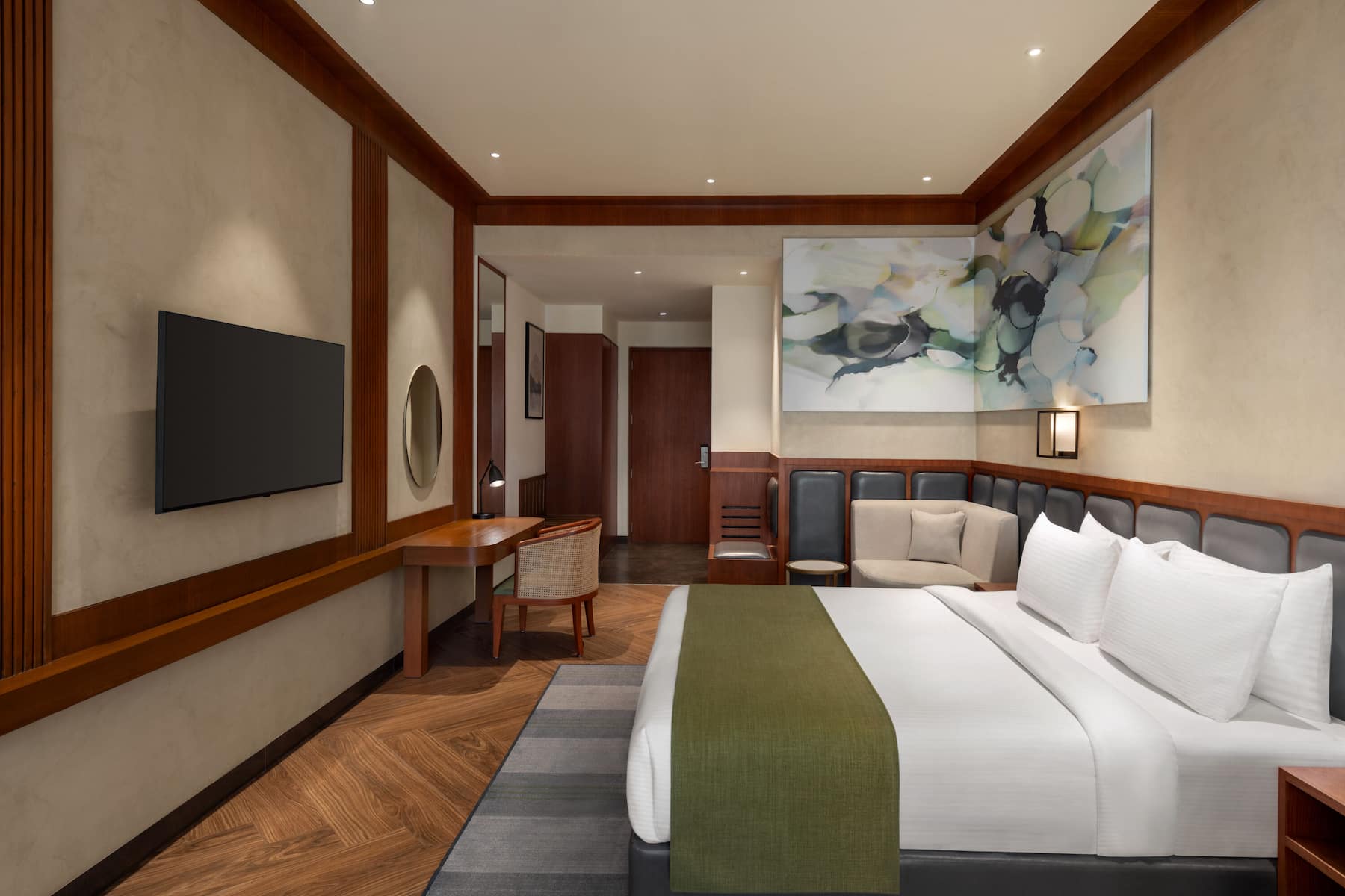 Guest room at the Wyndham Garden Sonipat Murthal in Sonipat, Other than US/Canada