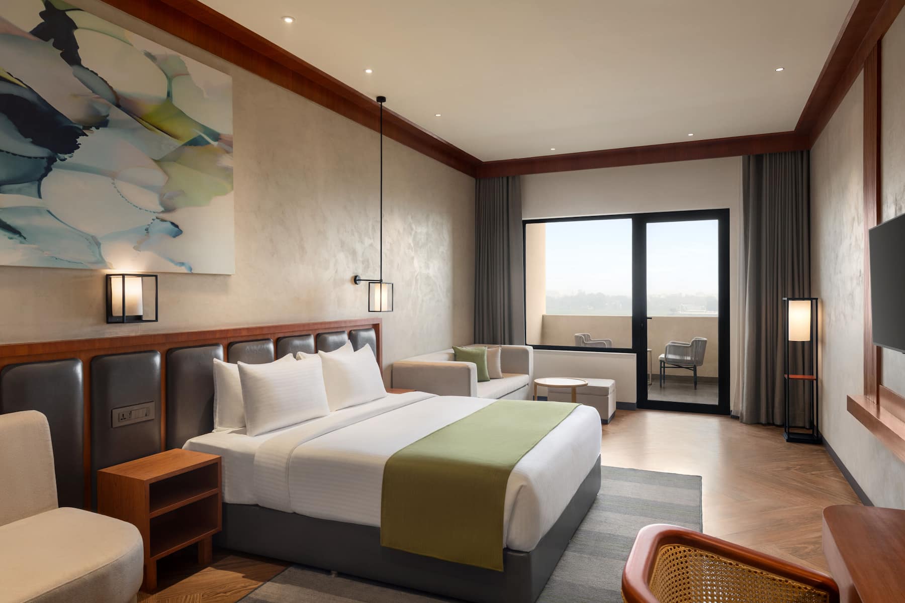 Guest room at the Wyndham Garden Sonipat Murthal in Sonipat, Other than US/Canada