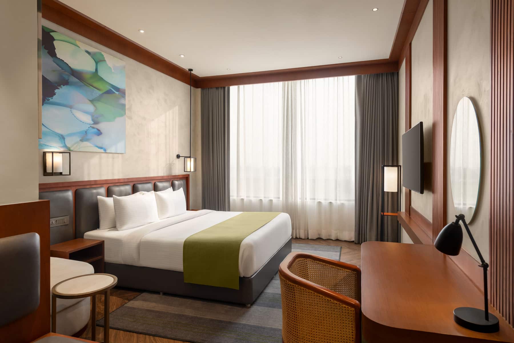 Guest room at the Wyndham Garden Sonipat Murthal in Sonipat, Other than US/Canada