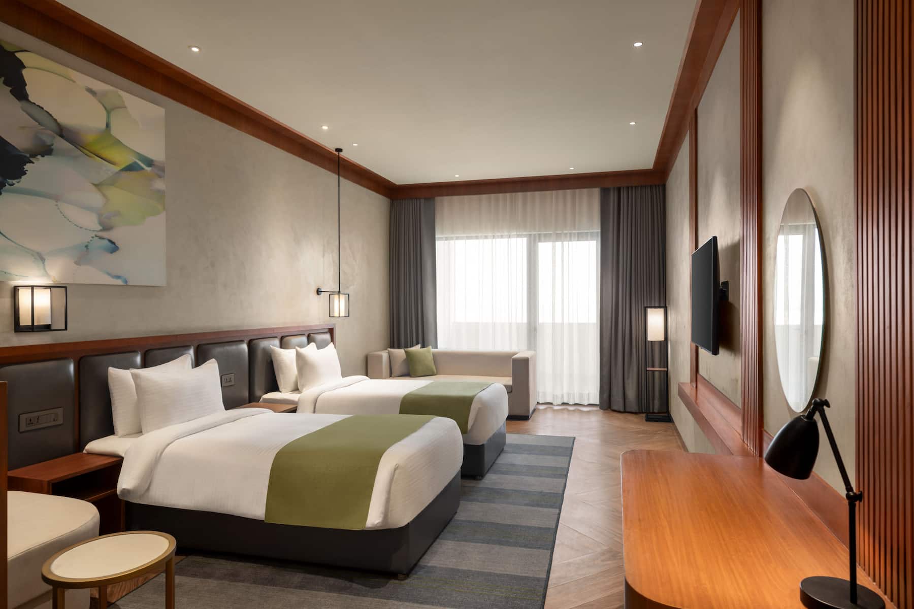 Guest room at the Wyndham Garden Sonipat Murthal in Sonipat, Other than US/Canada