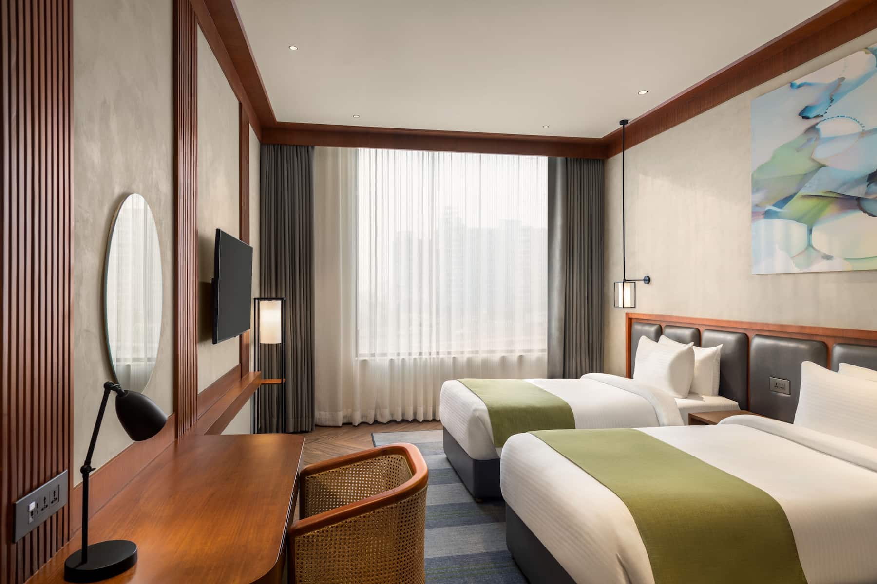 Guest room at the Wyndham Garden Sonipat Murthal in Sonipat, Other than US/Canada