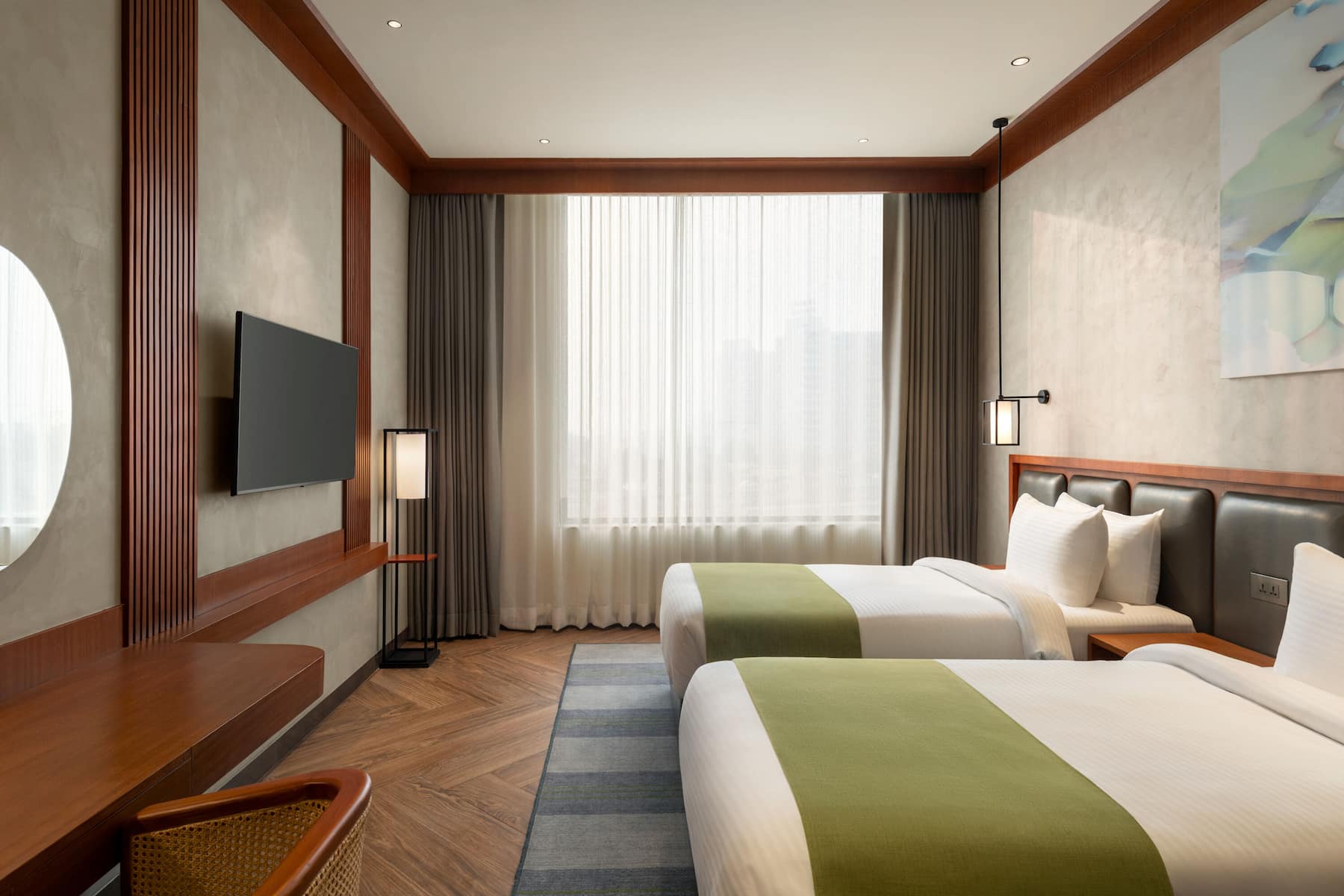 Guest room at the Wyndham Garden Sonipat Murthal in Sonipat, Other than US/Canada