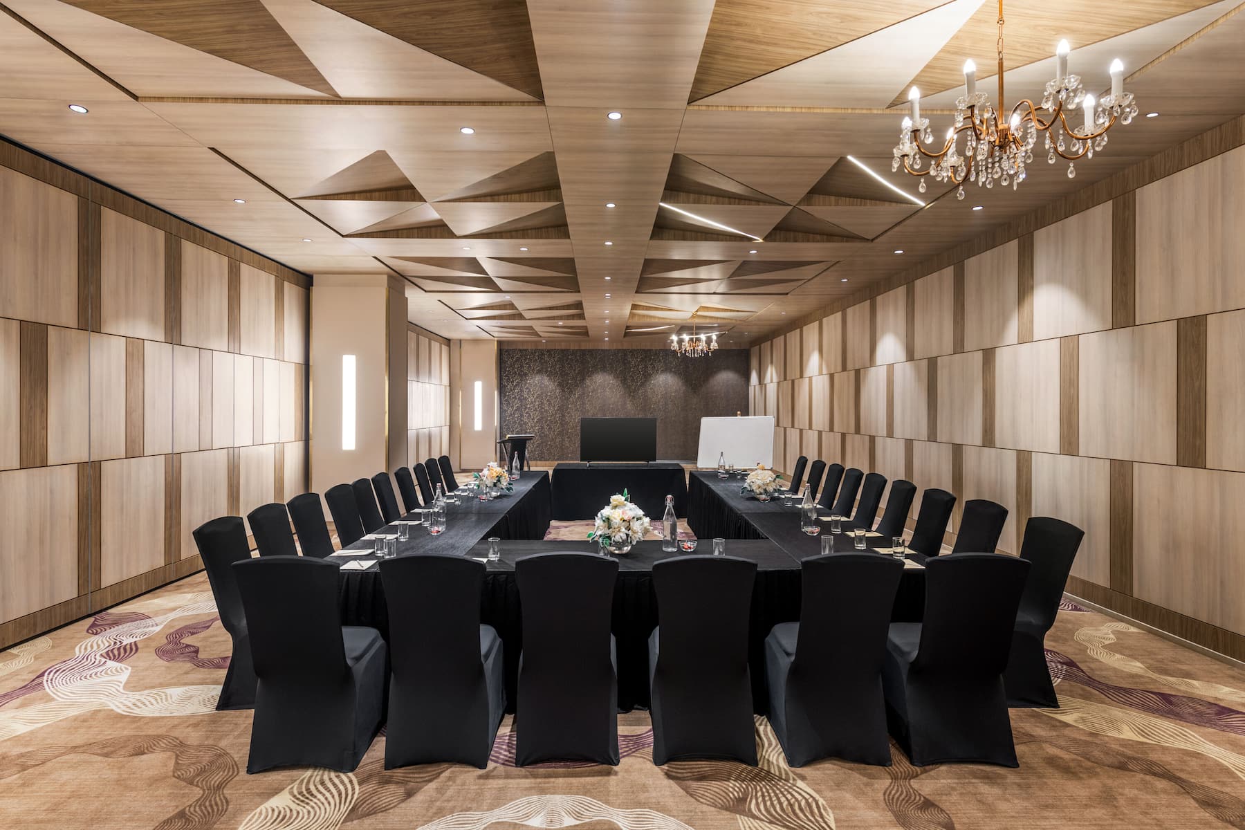 Hollow square meeting room at Wyndham Garden Sonipat Murthal in Sonipat, Other than US/Canada