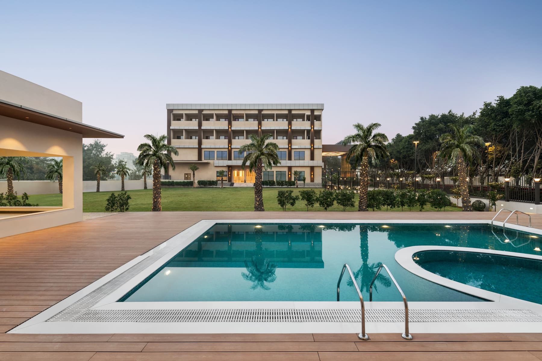 Pool at the Wyndham Garden Sonipat Murthal in Sonipat, Other than US/Canada