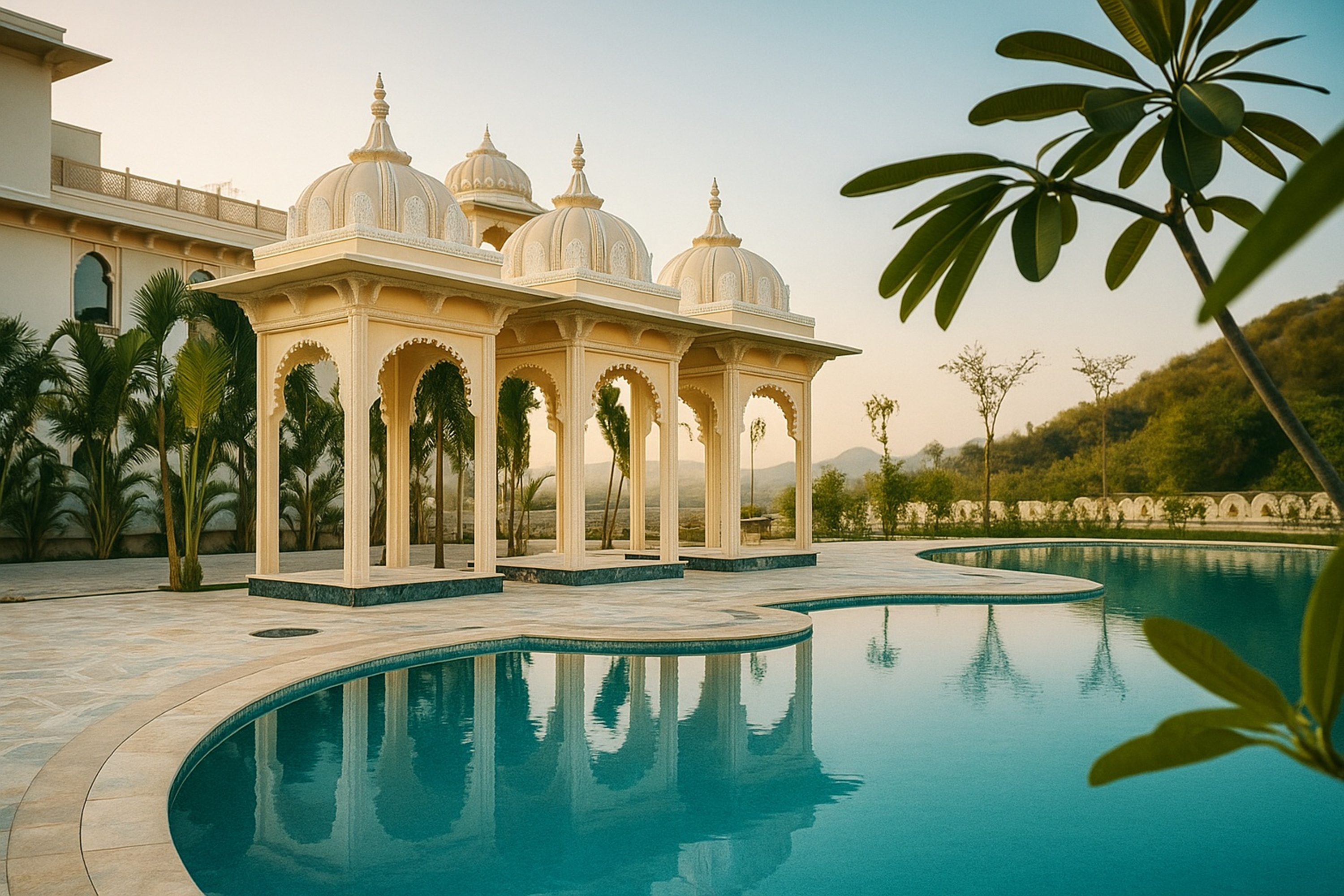 Pool at the Wyndham Garden Udaipur Bhuwana in Udaipur, Other than US/Canada