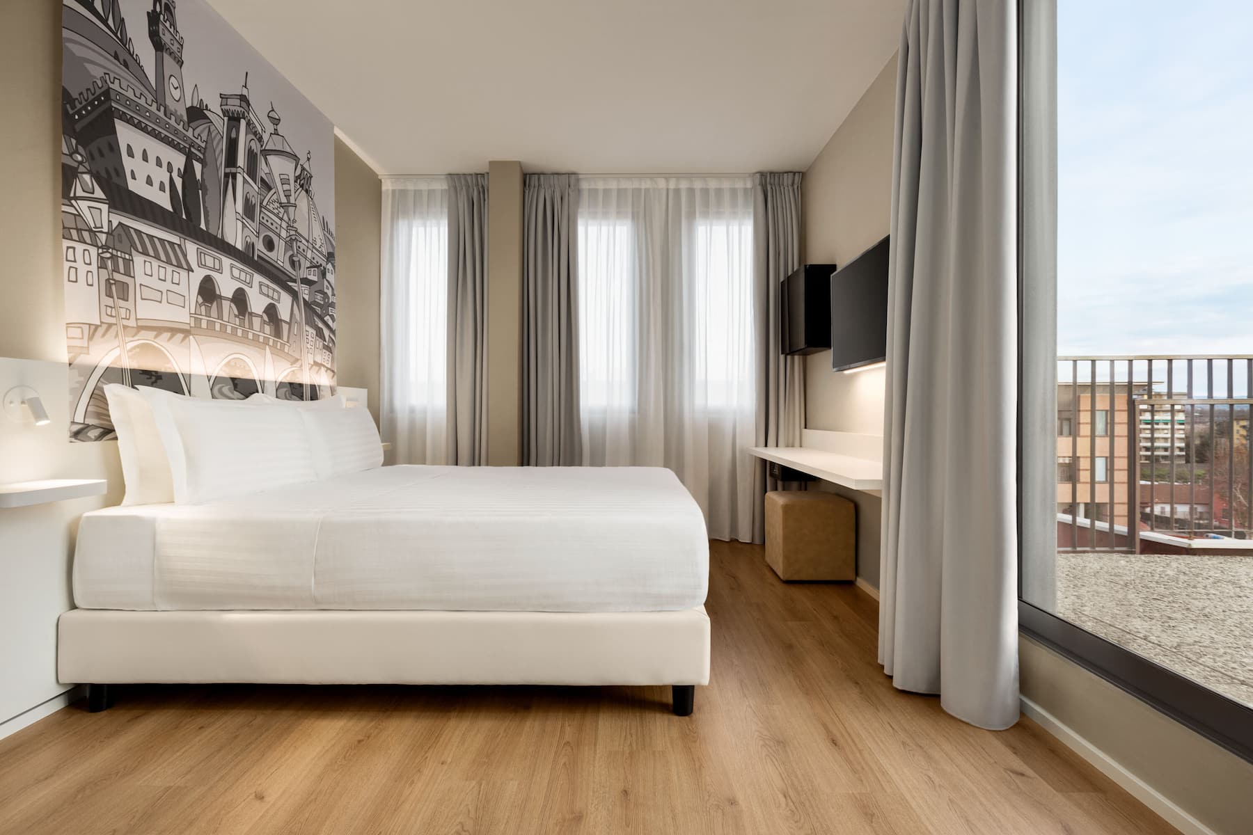 Guest room at the Wyndham Garden Florence in Florence, Other than US/Canada
