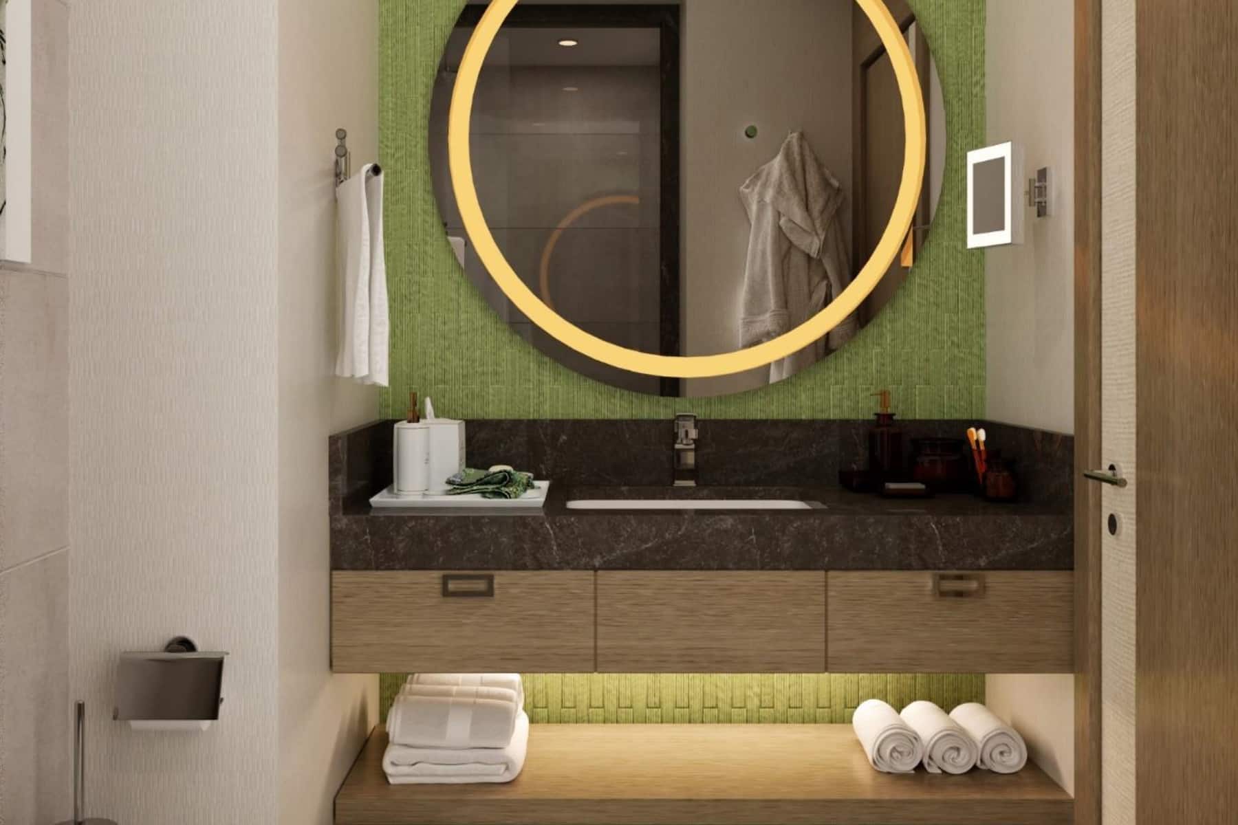 Guest room bath at the Wyndham Garden Burabay in Burabay, Other than US/Canada
