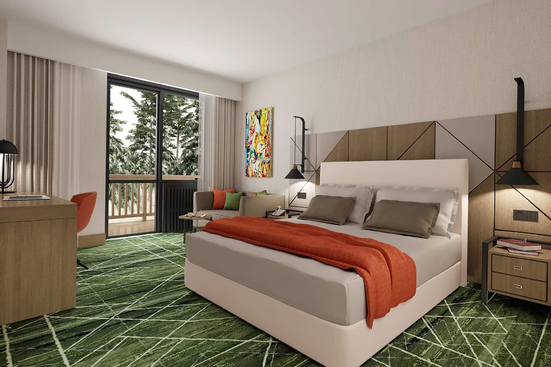 Guest room at the Wyndham Garden Burabay in Burabay, Other than US/Canada