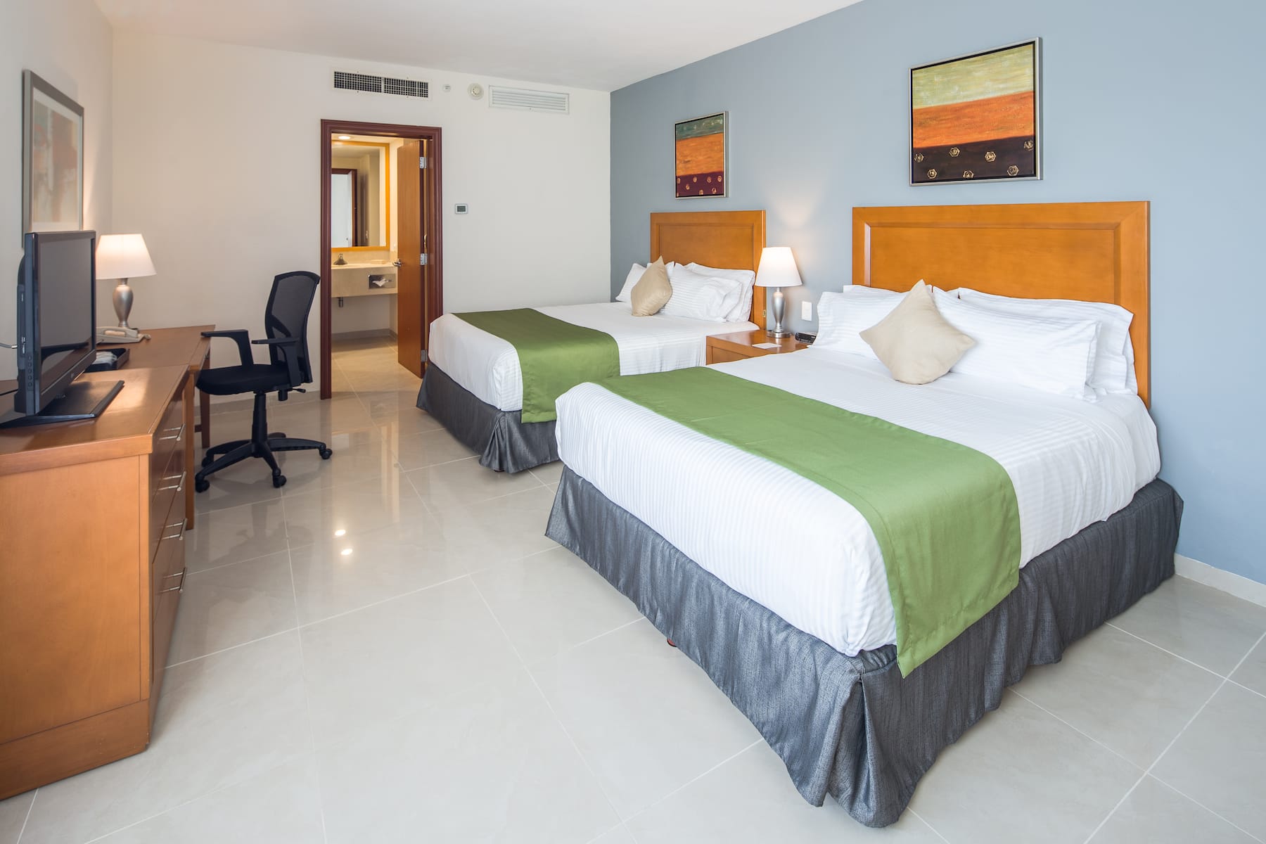 Guest room at the Wyndham Garden Playa del Carmen in Playa del Carmen, Other than US/Canada