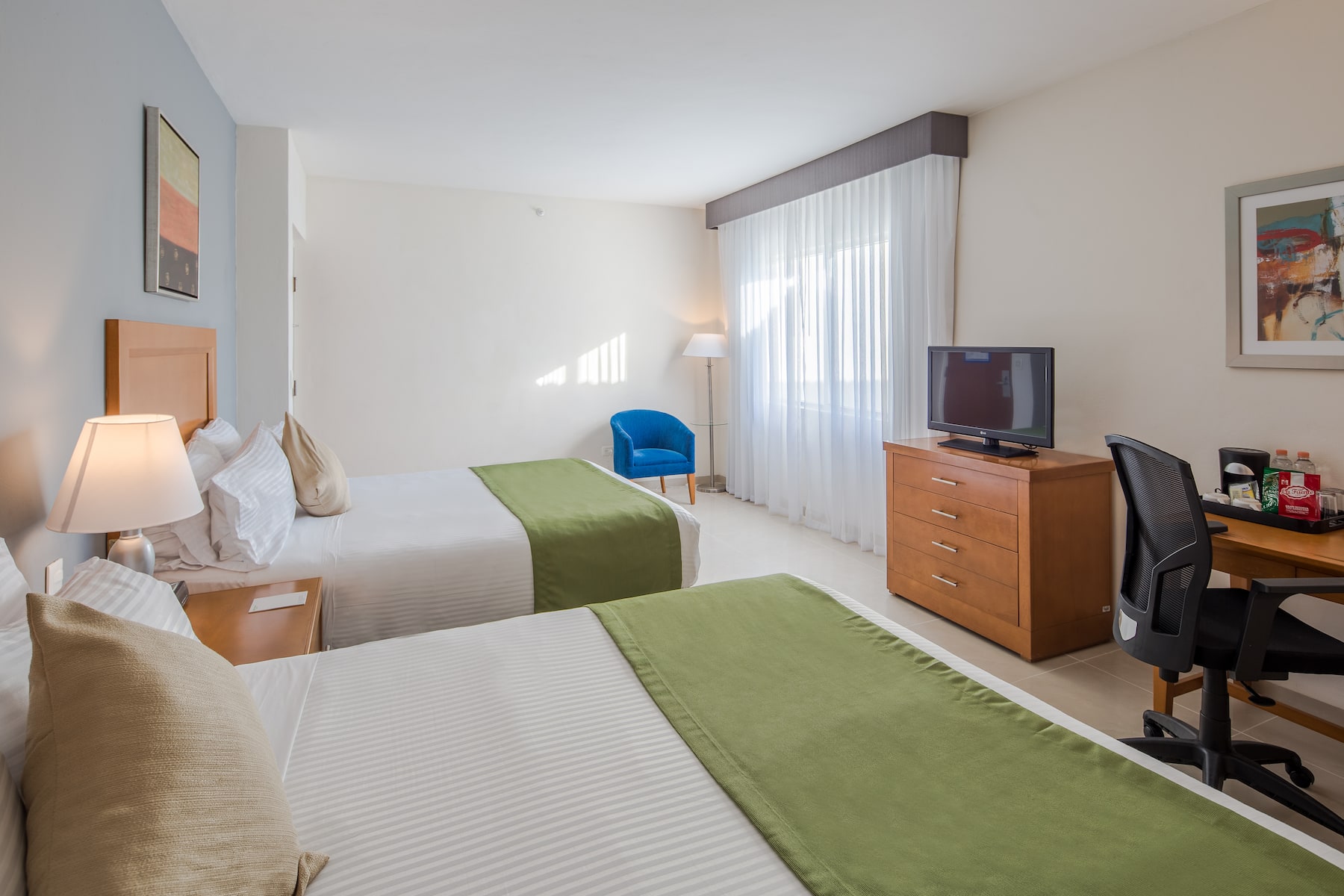 Guest room at the Wyndham Garden Playa del Carmen in Playa del Carmen, Other than US/Canada