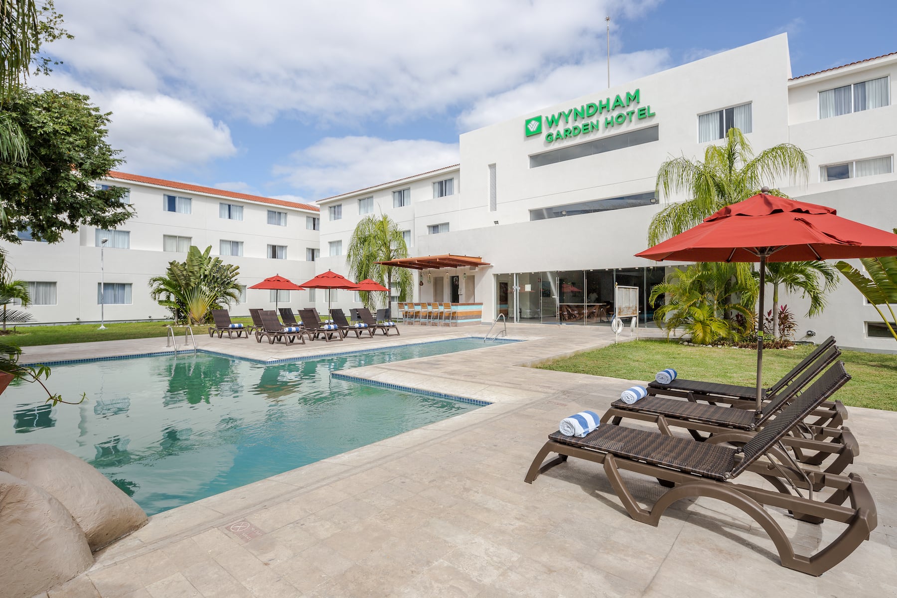 Pool at the Wyndham Garden Playa del Carmen in Playa del Carmen, Other than US/Canada