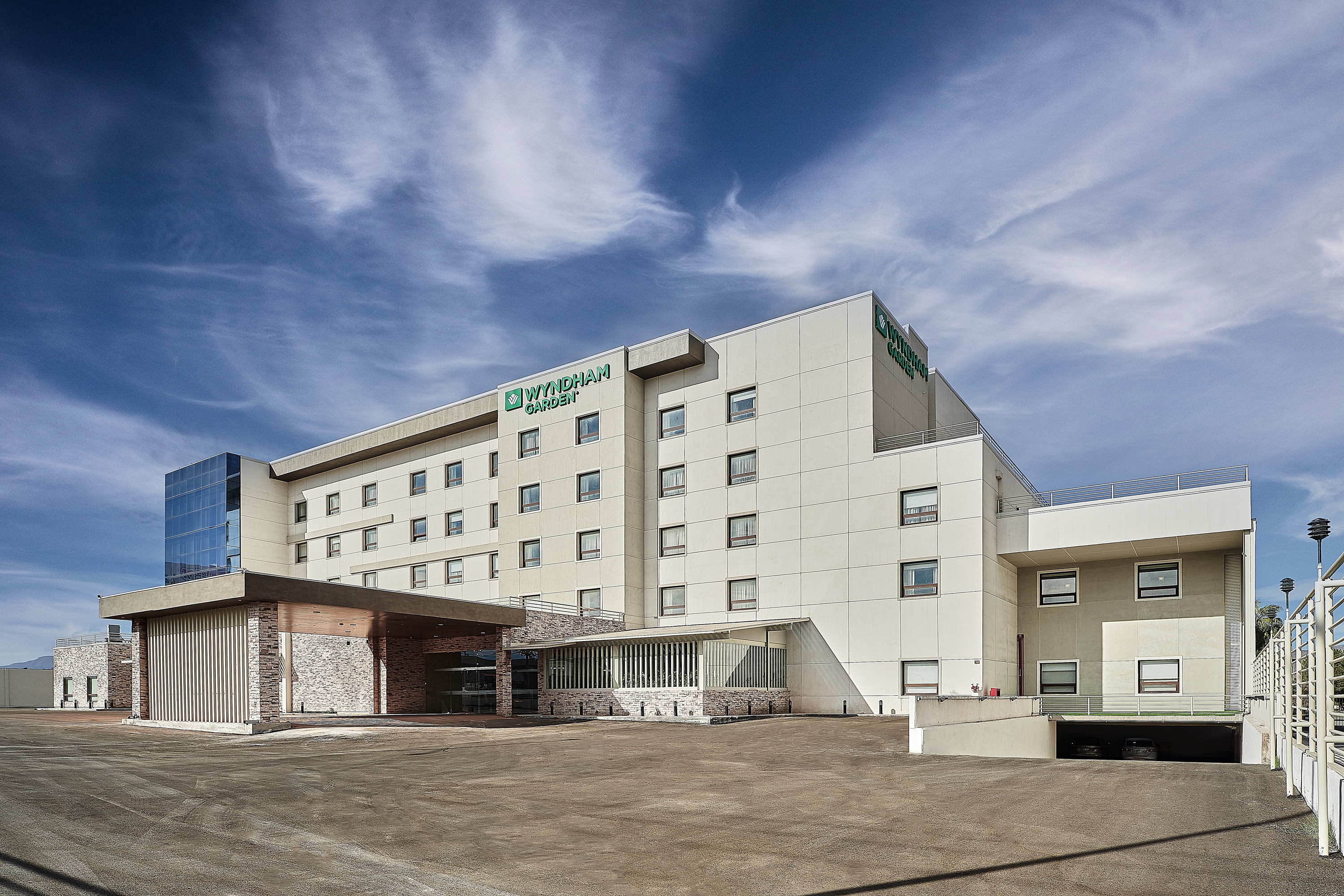 Exterior of Wyndham Garden Saltillo hotel in Saltillo, Other than US/Canada