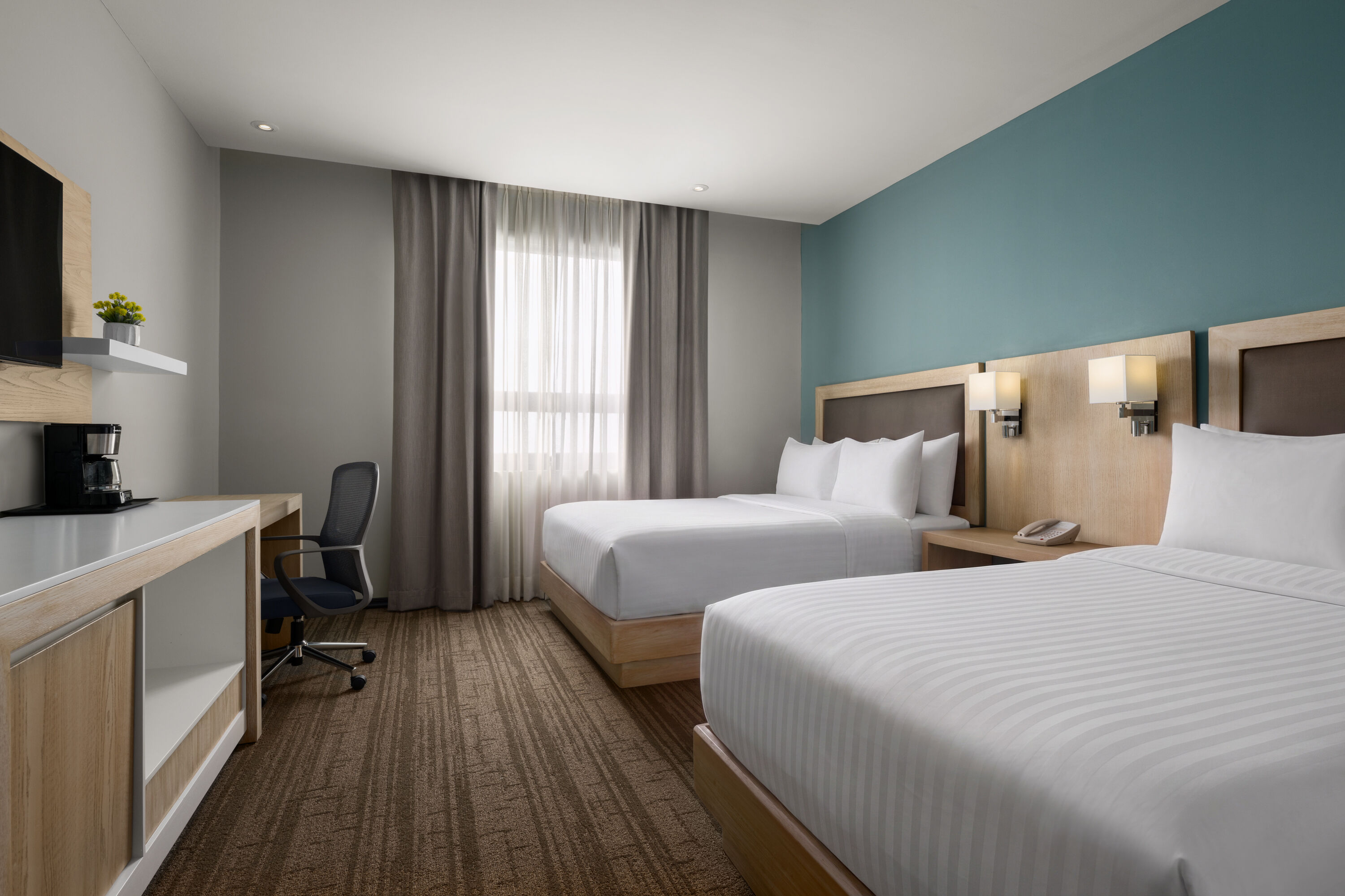 Guest room at the Wyndham Garden Saltillo in Saltillo, Other than US/Canada