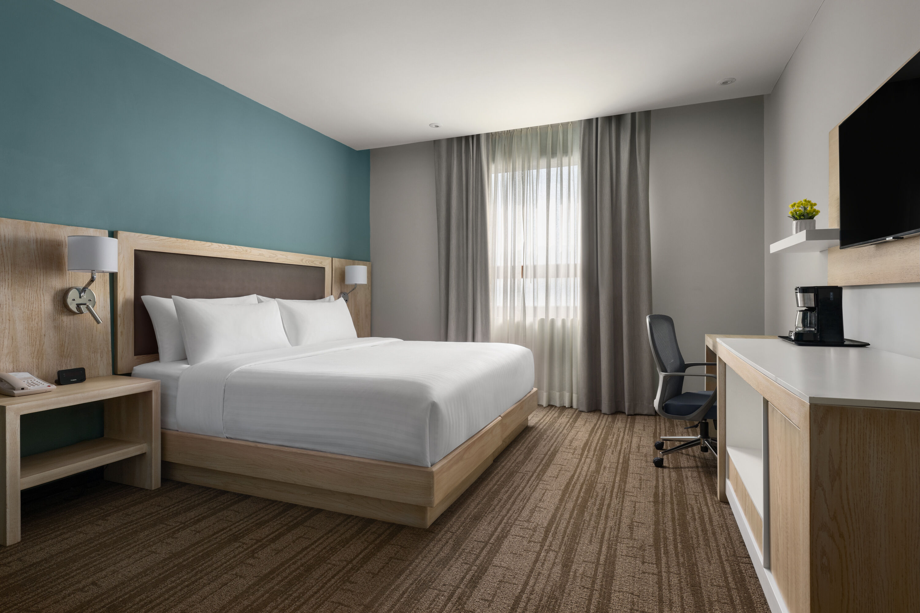 Guest room at the Wyndham Garden Saltillo in Saltillo, Other than US/Canada