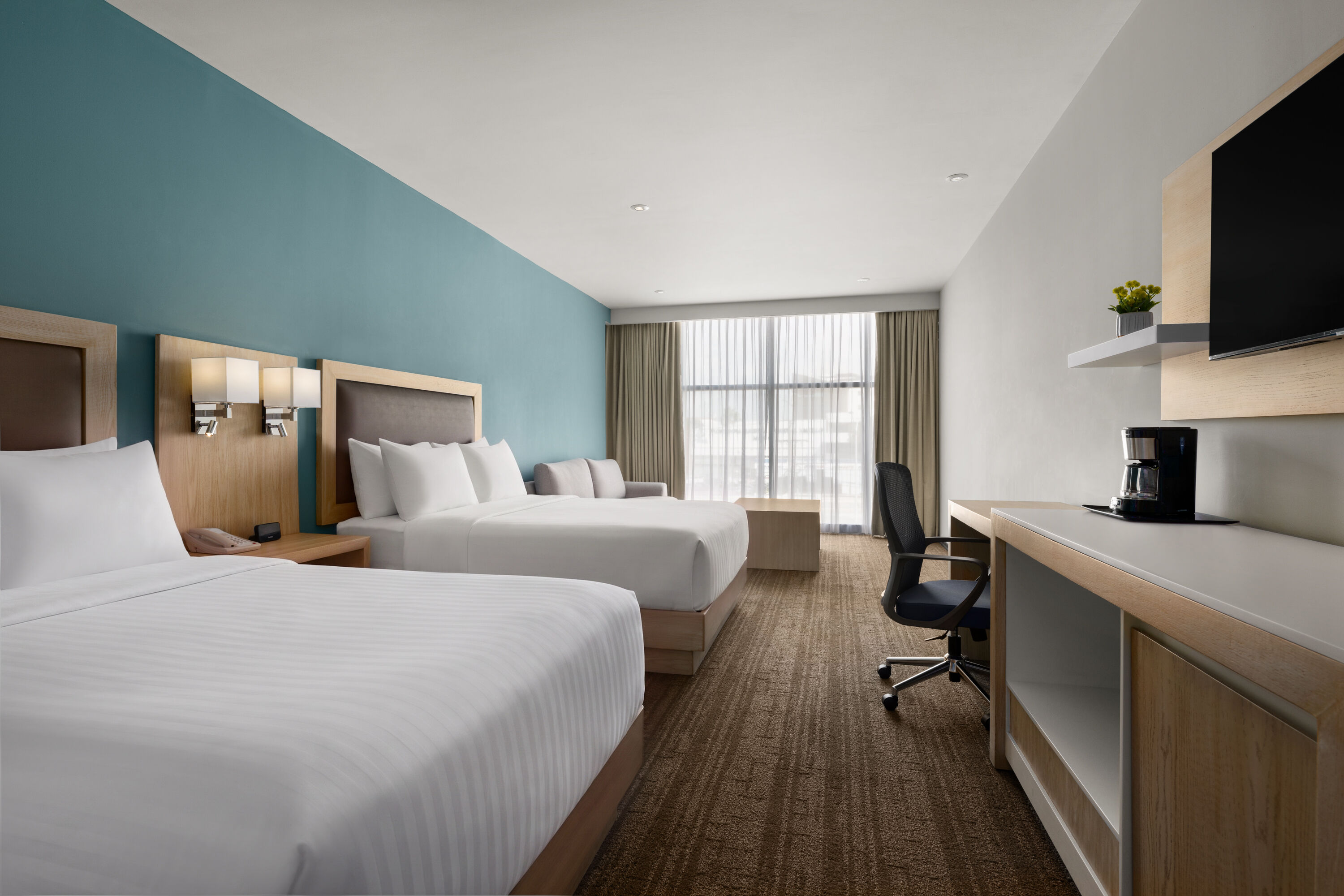 Guest room at the Wyndham Garden Saltillo in Saltillo, Other than US/Canada