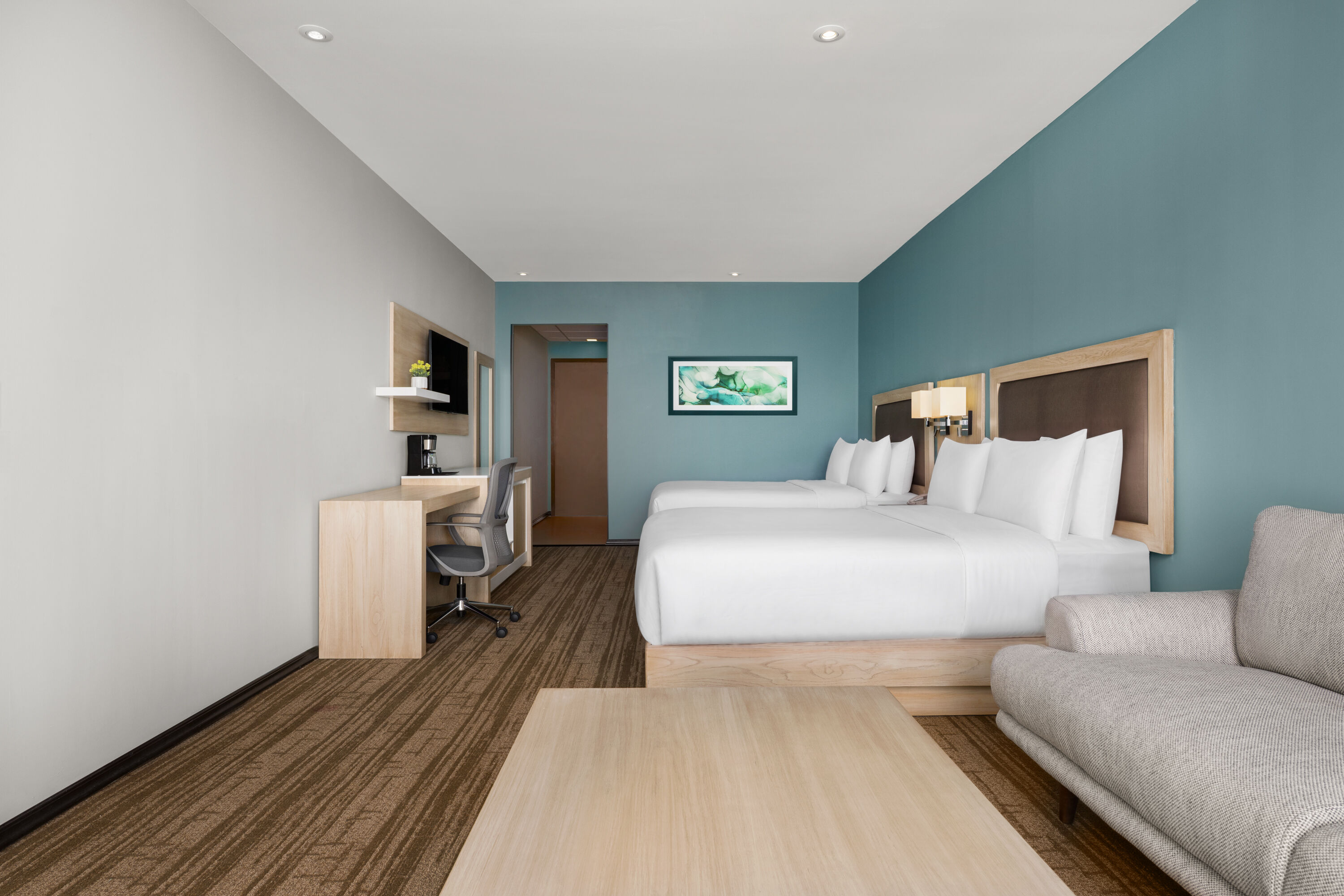 Guest room at the Wyndham Garden Saltillo in Saltillo, Other than US/Canada