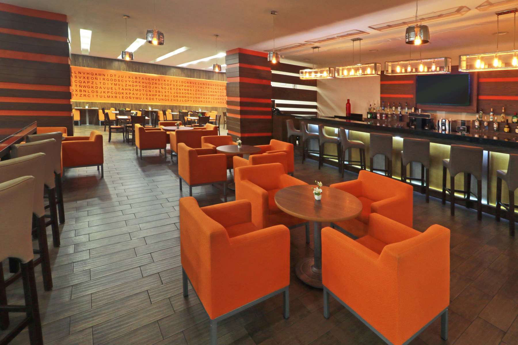 Bar at Wyndham Garden Guadalajara Acueducto in Guadalajara, Other than US/Canada