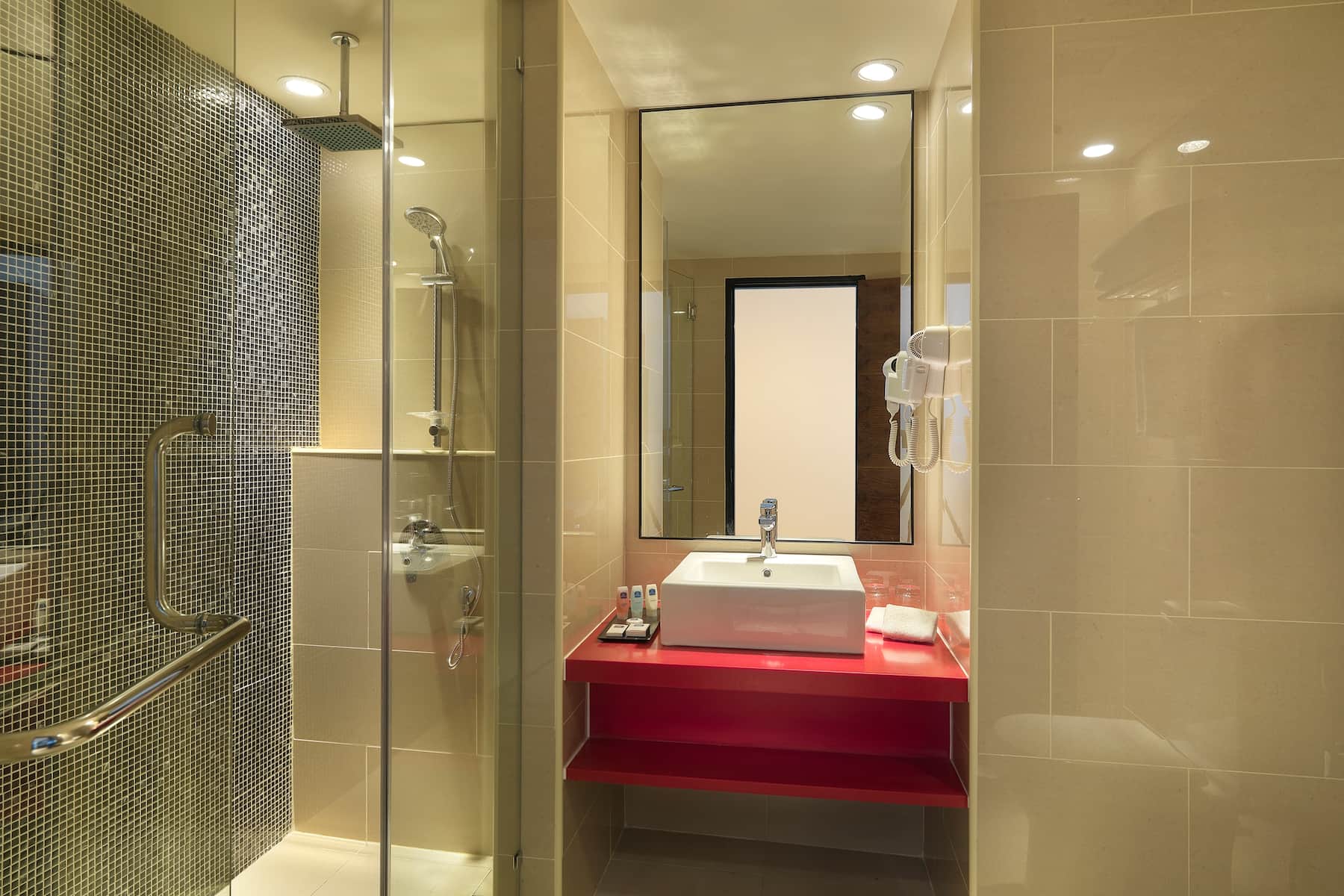 Guest room bath at the Wyndham Garden i-City Shah Alam in Shah Alam, Other than US/Canada