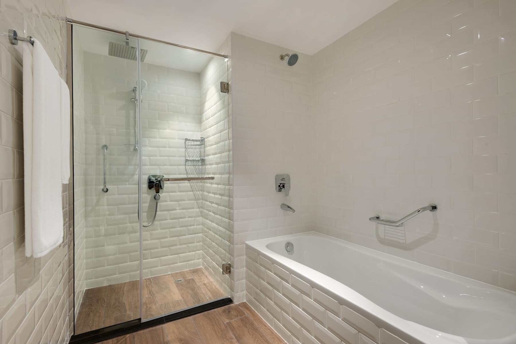 Guest room bath at the Wyndham Garden Muscat Al Khuwair in Muscat, Other than US/Canada