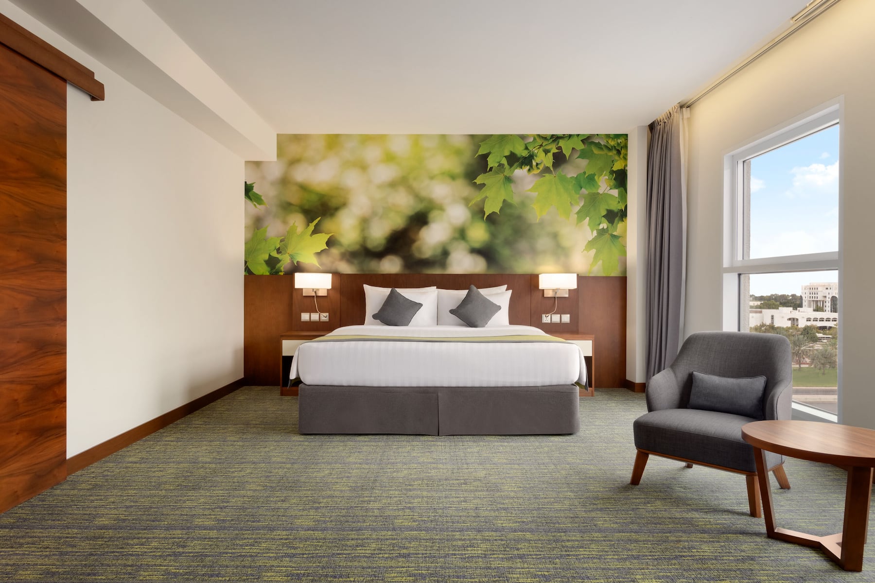 Guest room at the Wyndham Garden Muscat Al Khuwair in Muscat, Other than US/Canada