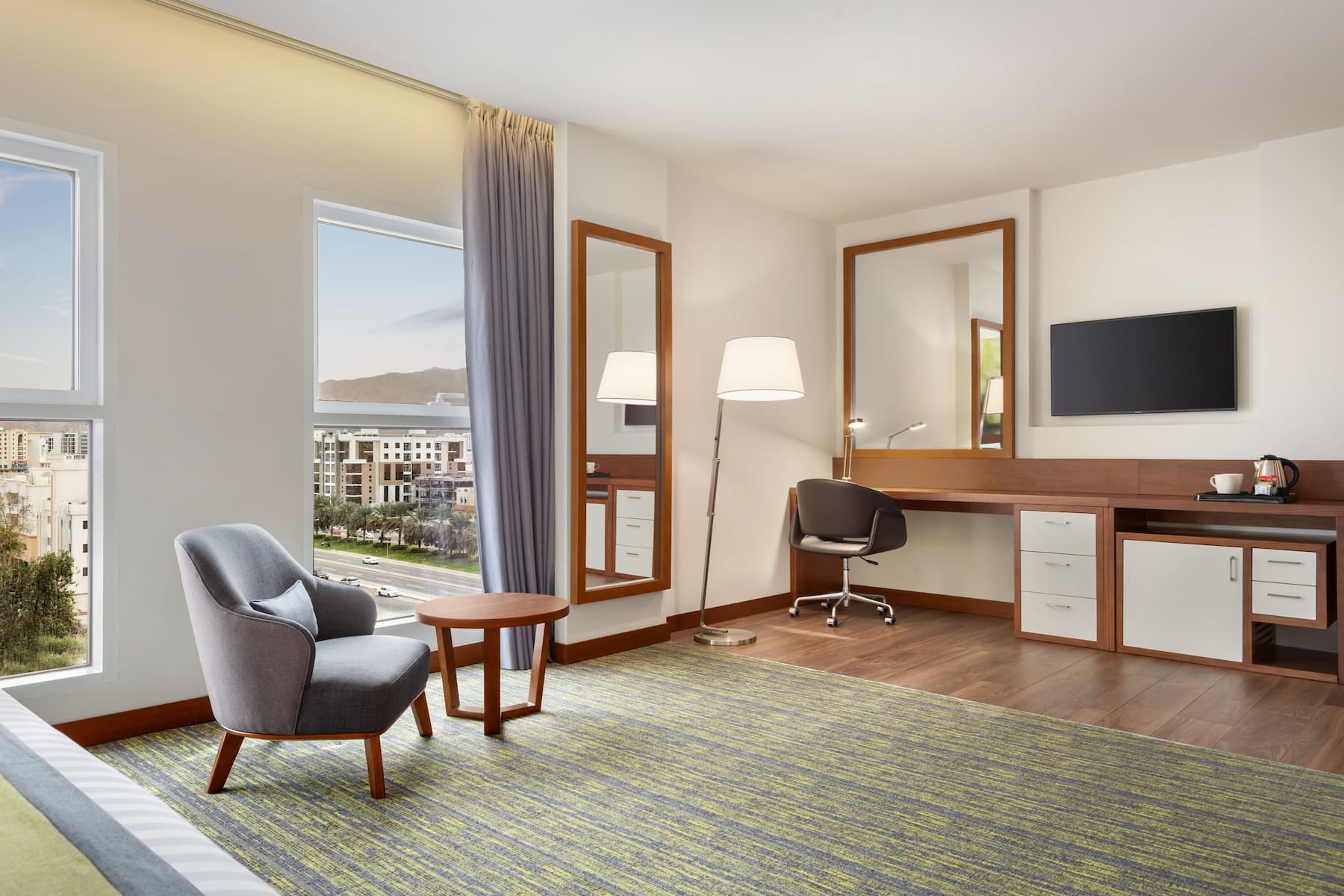 Guest room at the Wyndham Garden Muscat Al Khuwair in Muscat, Other than US/Canada