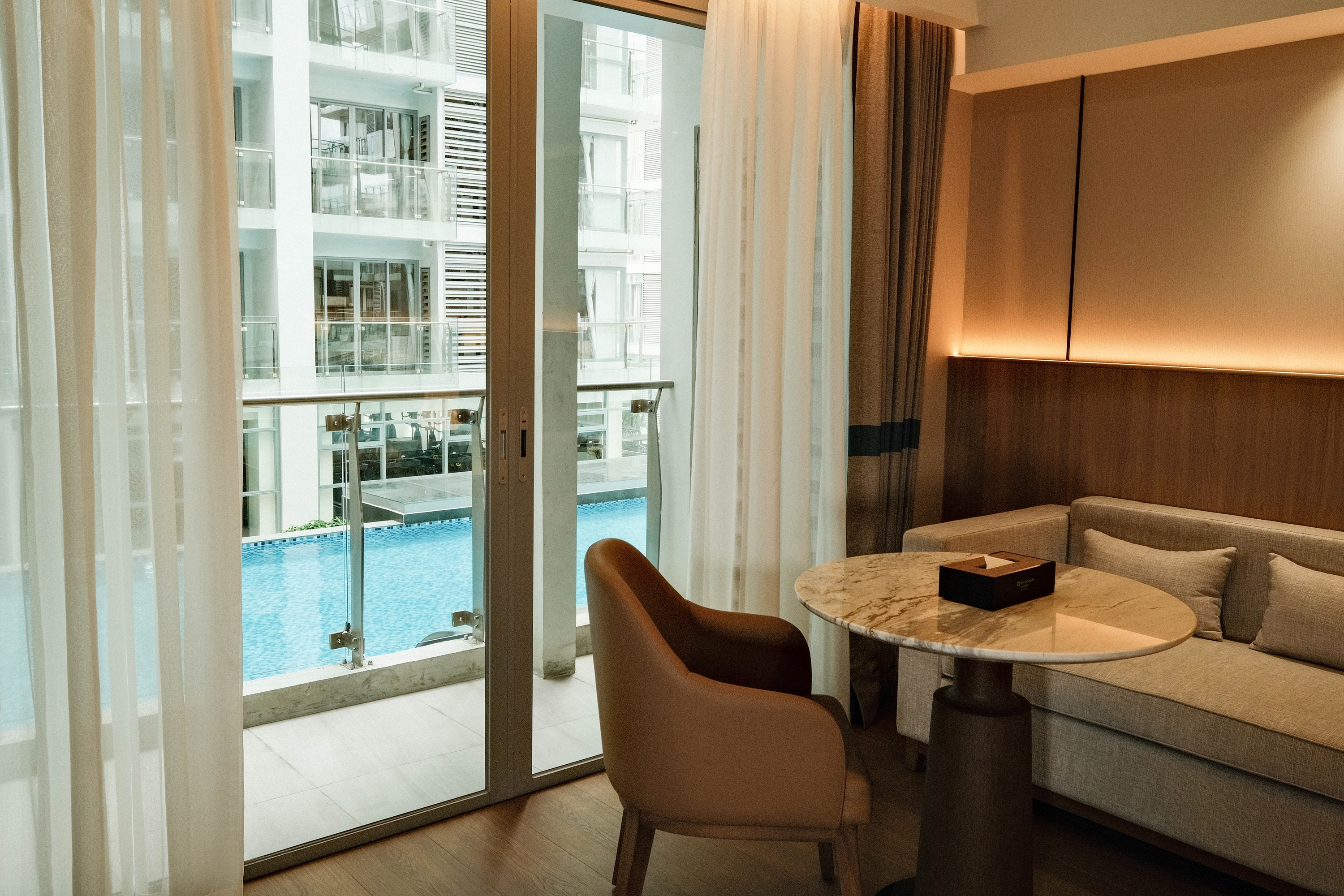 Guest room at the Wyndham Garden Manila Bay in Manila, Other than US/Canada