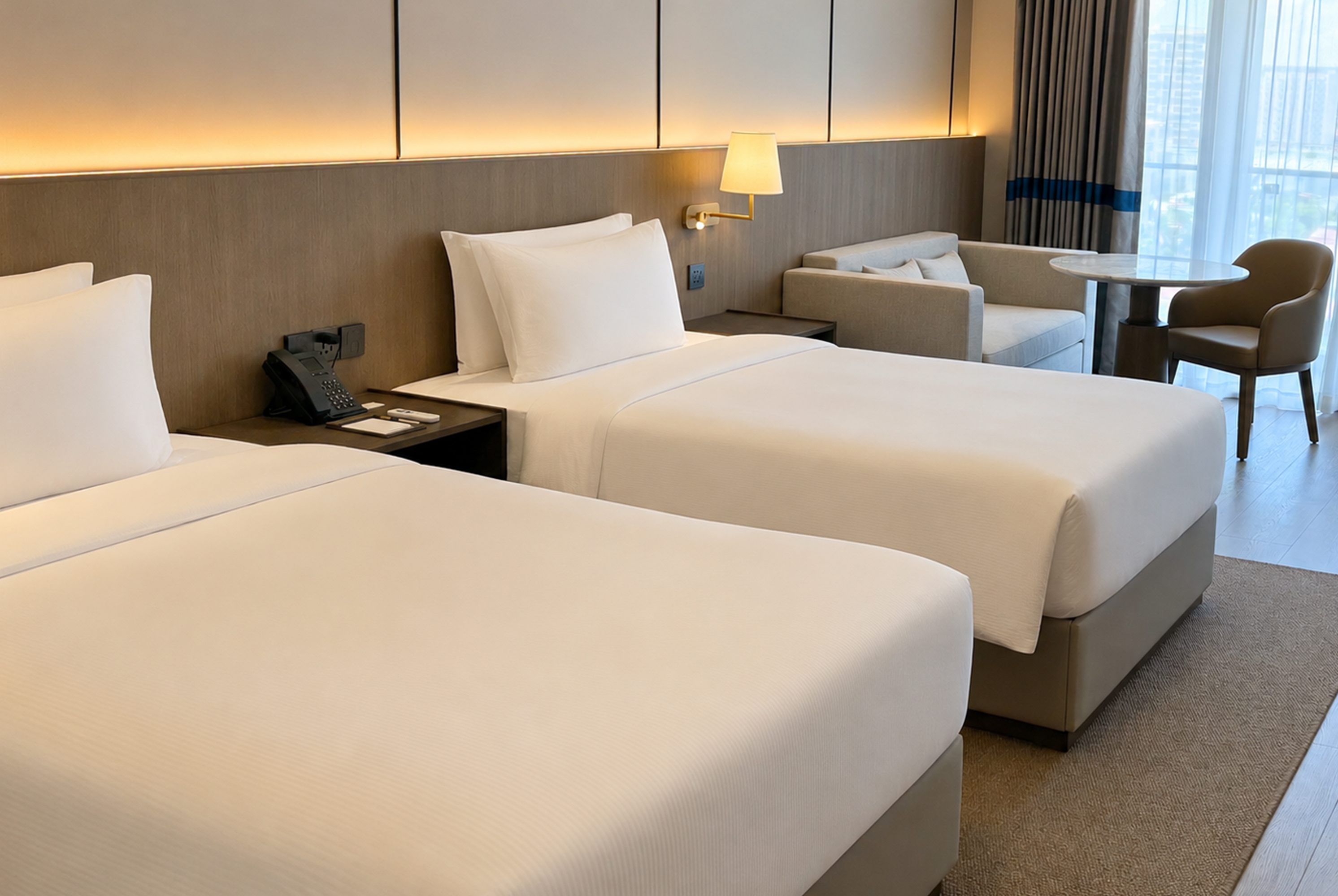 Guest room at the Wyndham Garden Manila Bay in Manila, Other than US/Canada