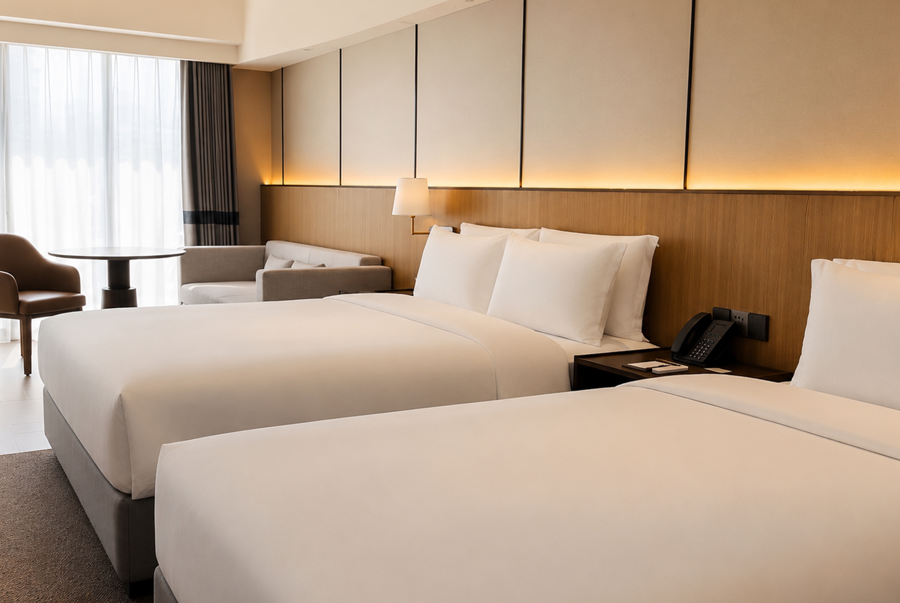 Guest room at the Wyndham Garden Manila Bay in Manila, Other than US/Canada