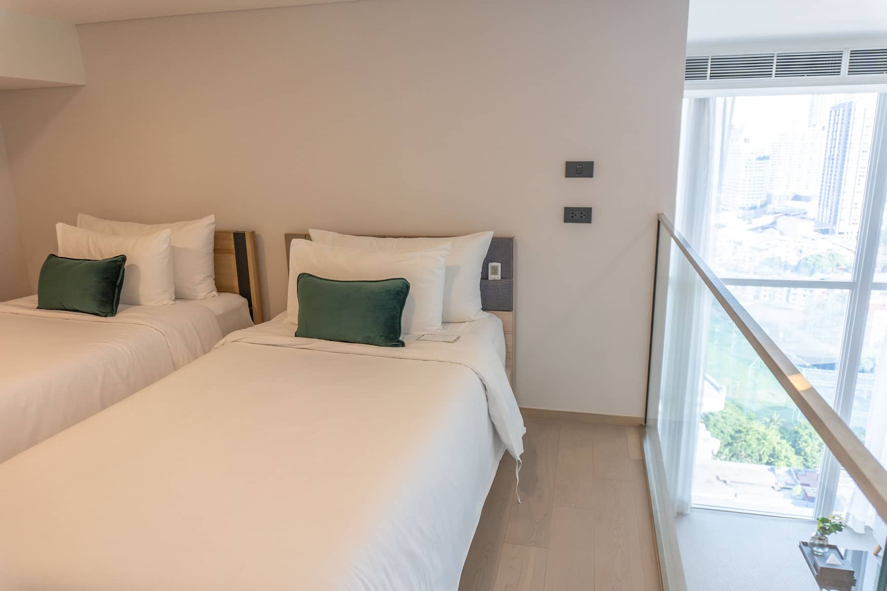 Guest room at the Wyndham Garden Bangkok Sukhumvit 42 in Bangkok, Other than US/Canada