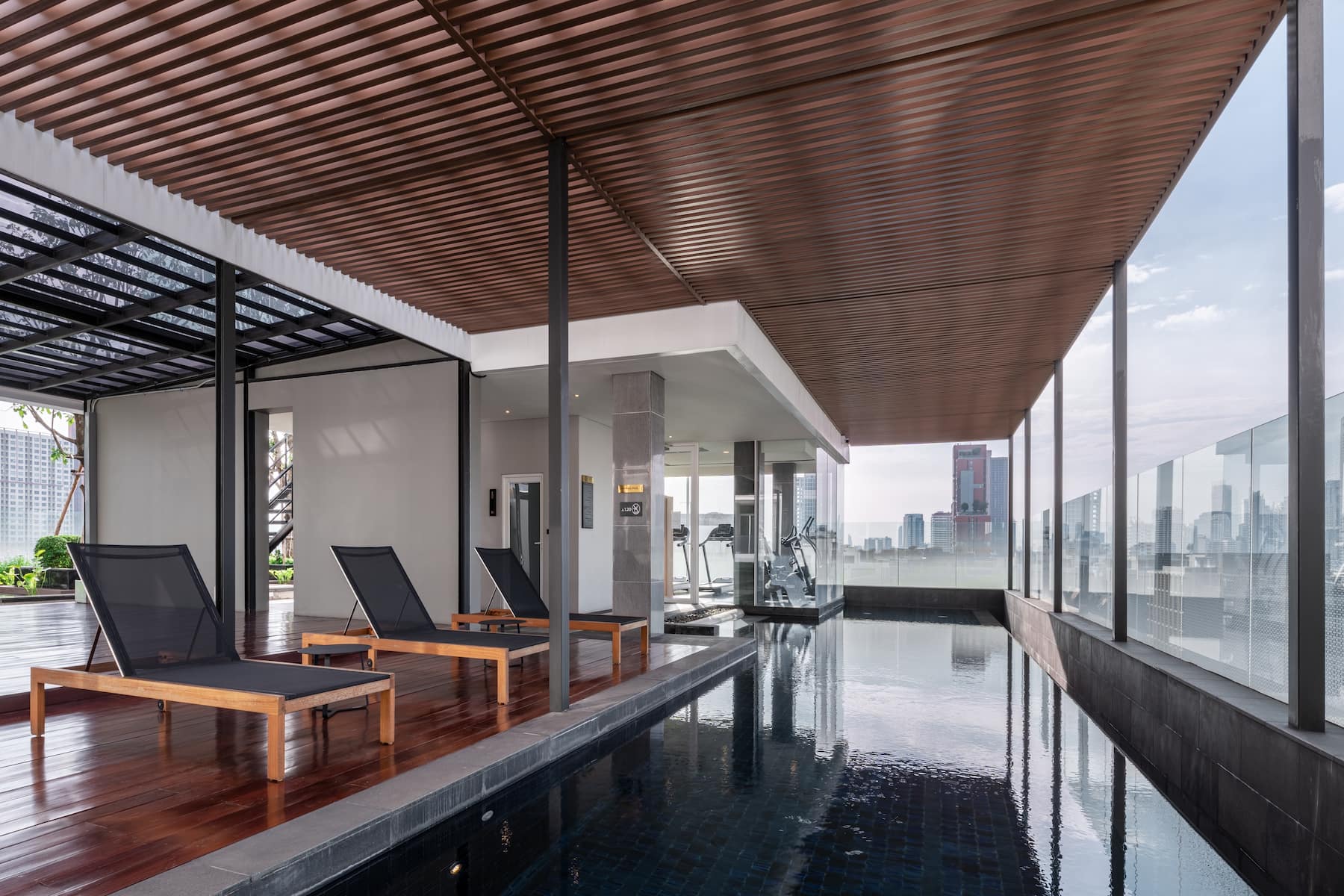 Indoor pool at the Wyndham Garden Bangkok Sukhumvit 42 in Bangkok, Other than US/Canada