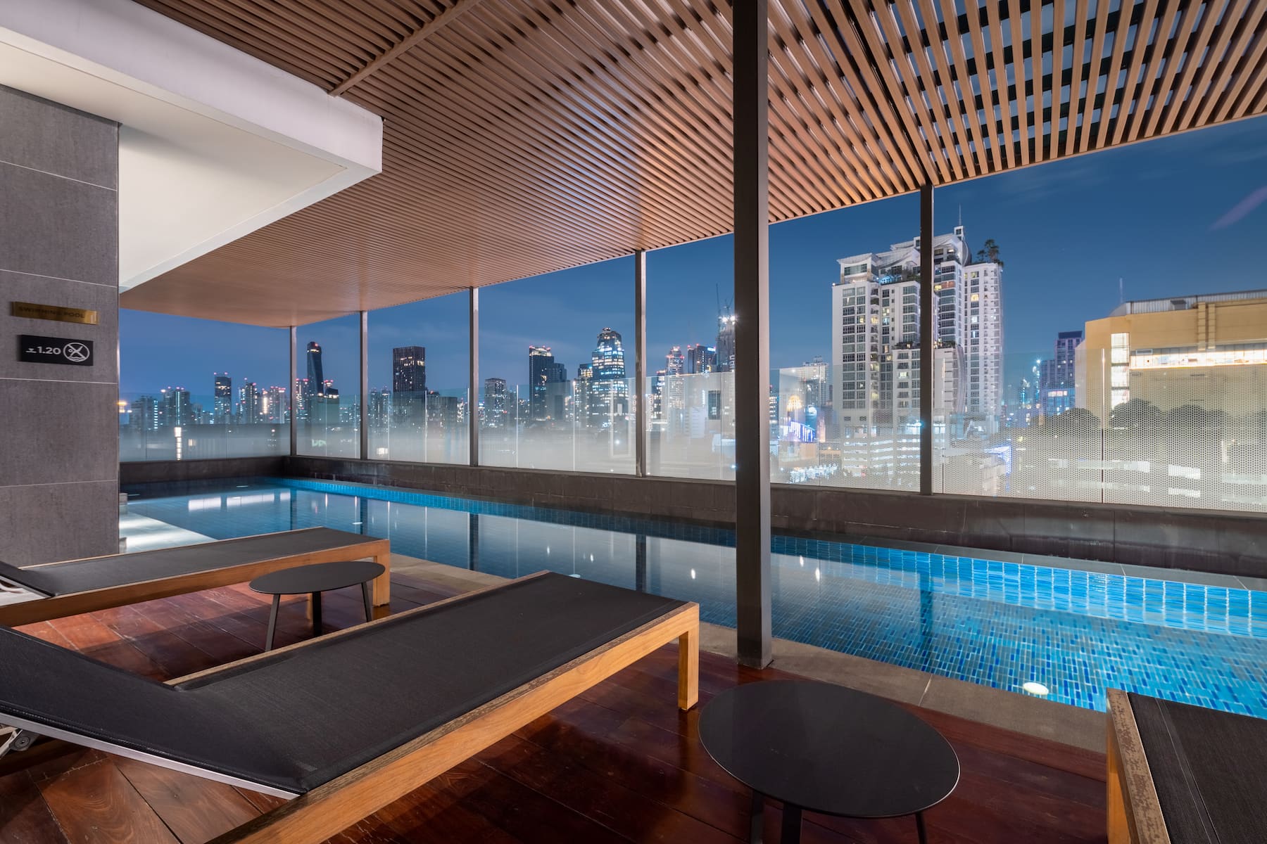 Indoor pool at the Wyndham Garden Bangkok Sukhumvit 42 in Bangkok, Other than US/Canada