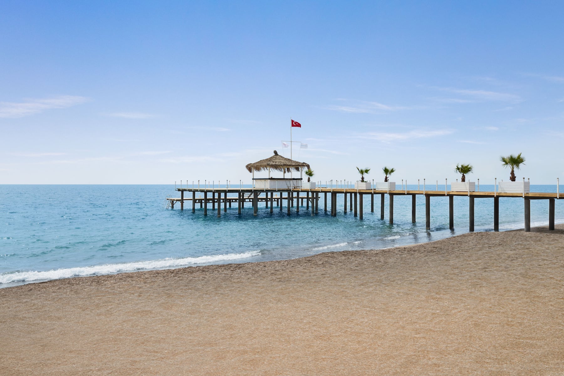 Beach near Wyndham Garden Lara in Antalya, Other than US/Canada