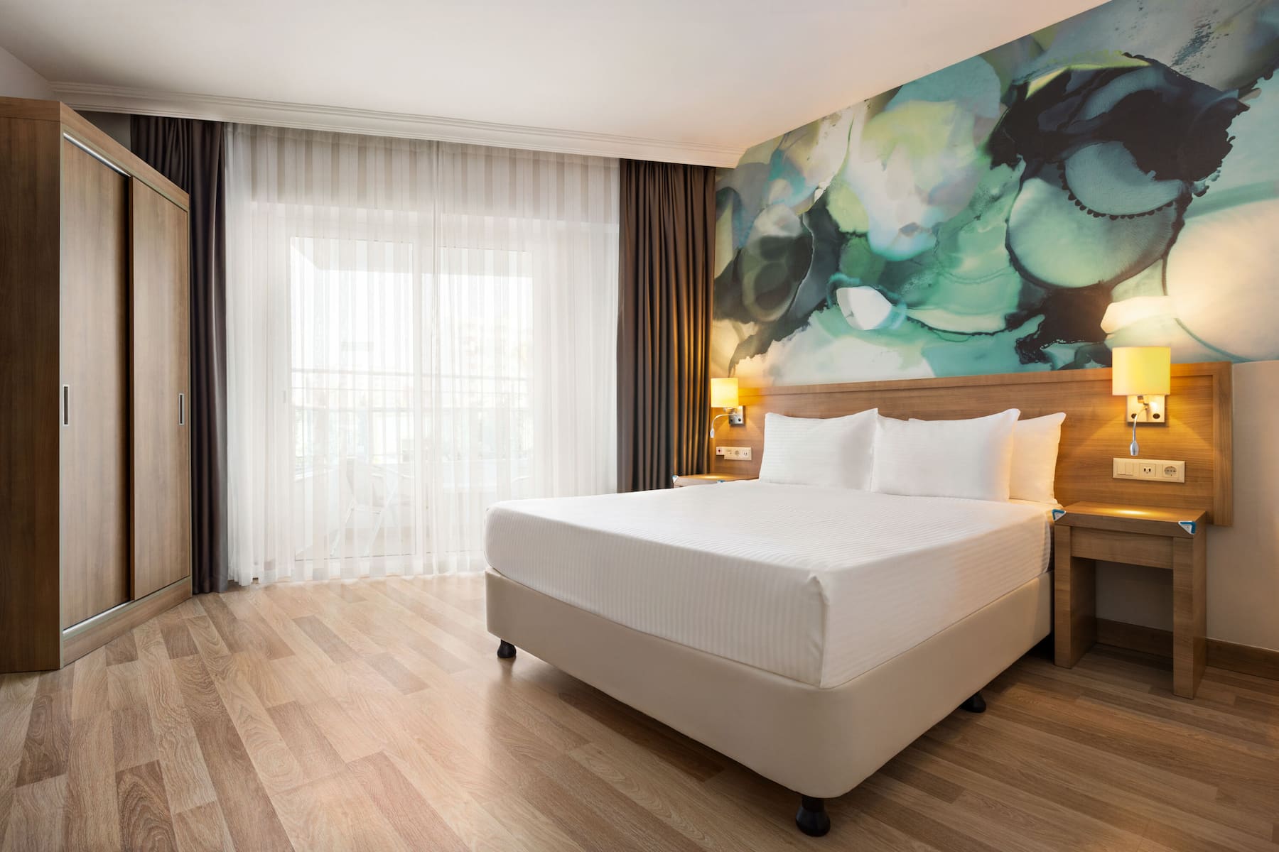 Guest room at the Wyndham Garden Lara in Antalya, Other than US/Canada