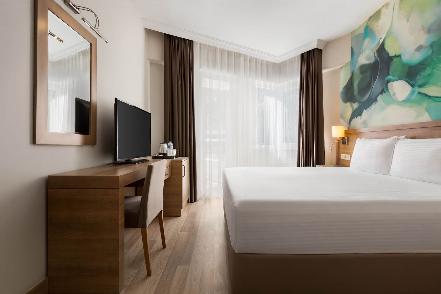 Guest room at the Wyndham Garden Lara in Antalya, Other than US/Canada