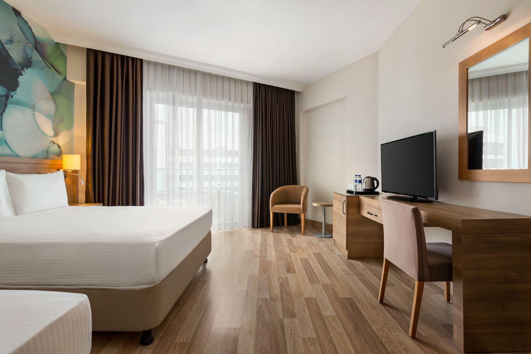 Guest room at the Wyndham Garden Lara in Antalya, Other than US/Canada