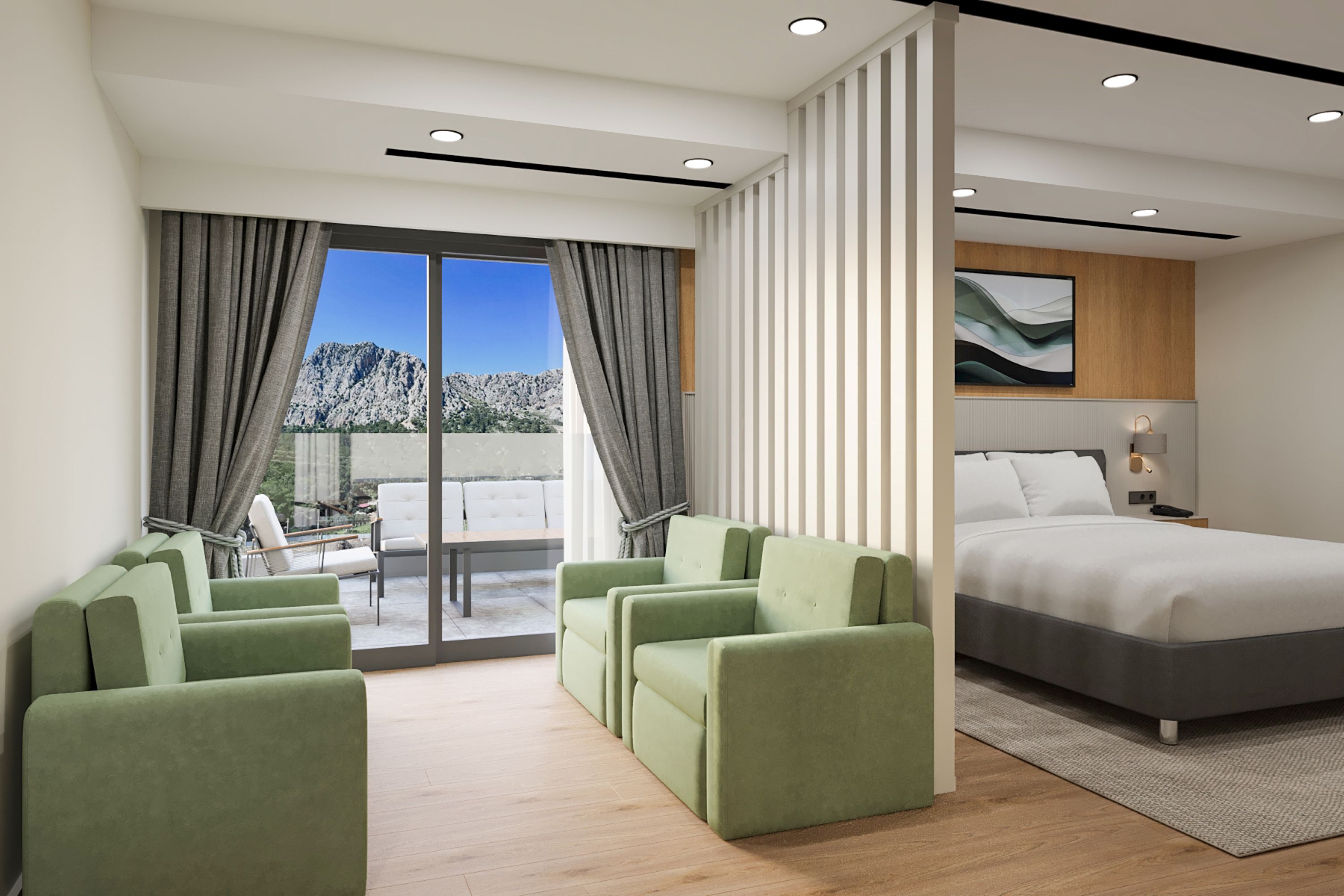 Guest room at the Wyndham Garden Antalya Konyaalti in Antalya, Other than US/Canada