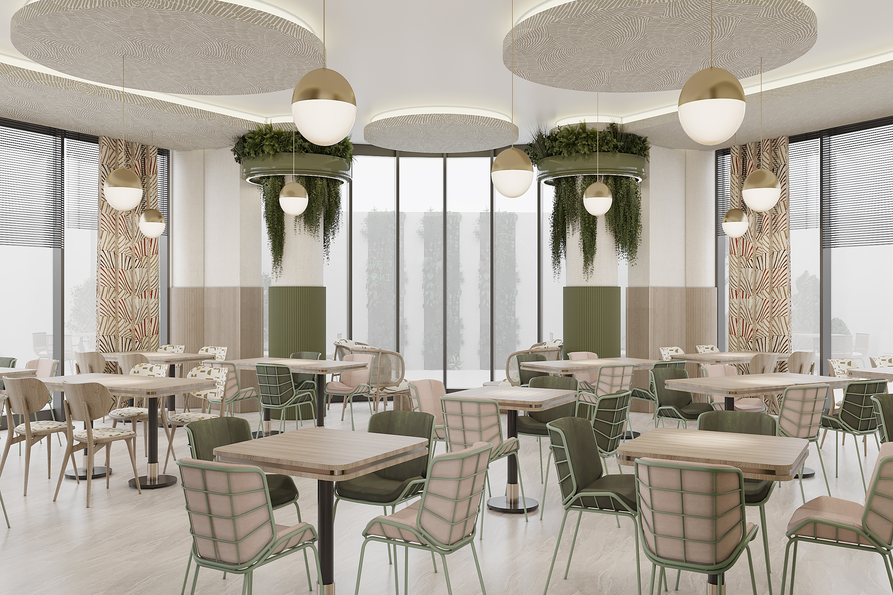 Wyndham Garden Istanbul Tuzla Marina restaurant breakfast area with seating in Istanbul, Other than US/Canada