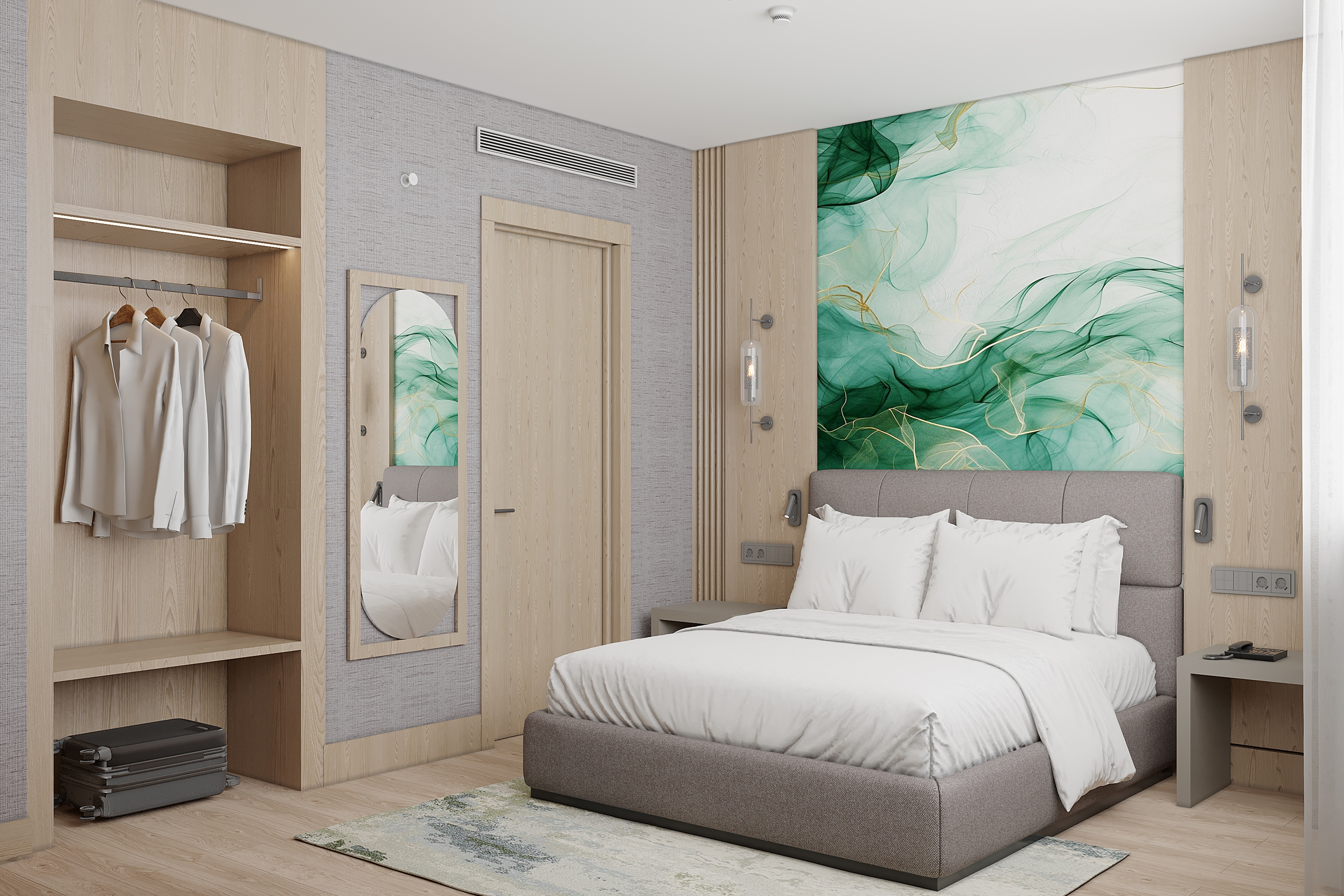 Guest room at the Wyndham Garden Istanbul Tuzla Marina in Istanbul, Other than US/Canada