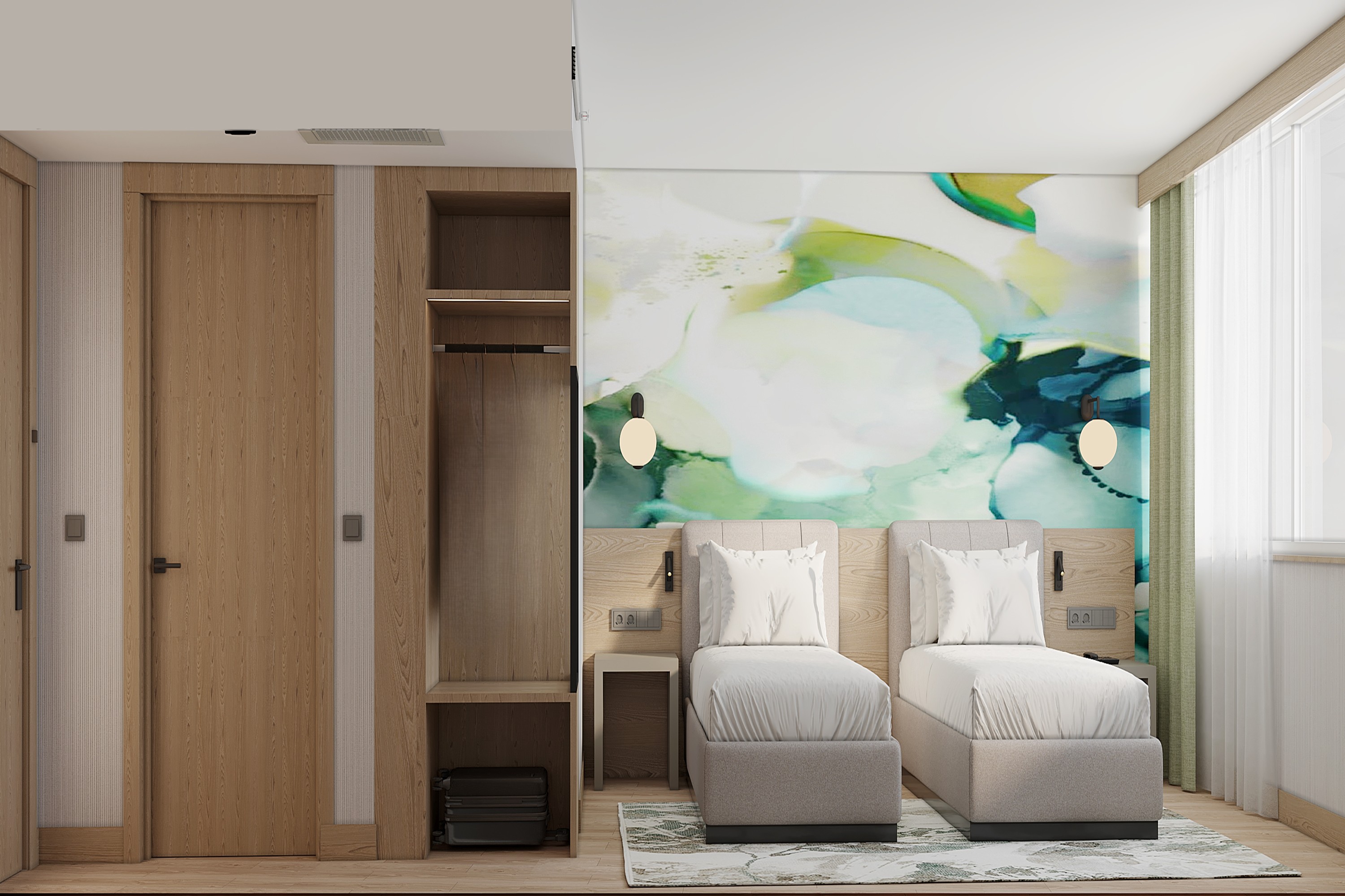 Guest room at the Wyndham Garden Istanbul Tuzla Marina in Istanbul, Other than US/Canada