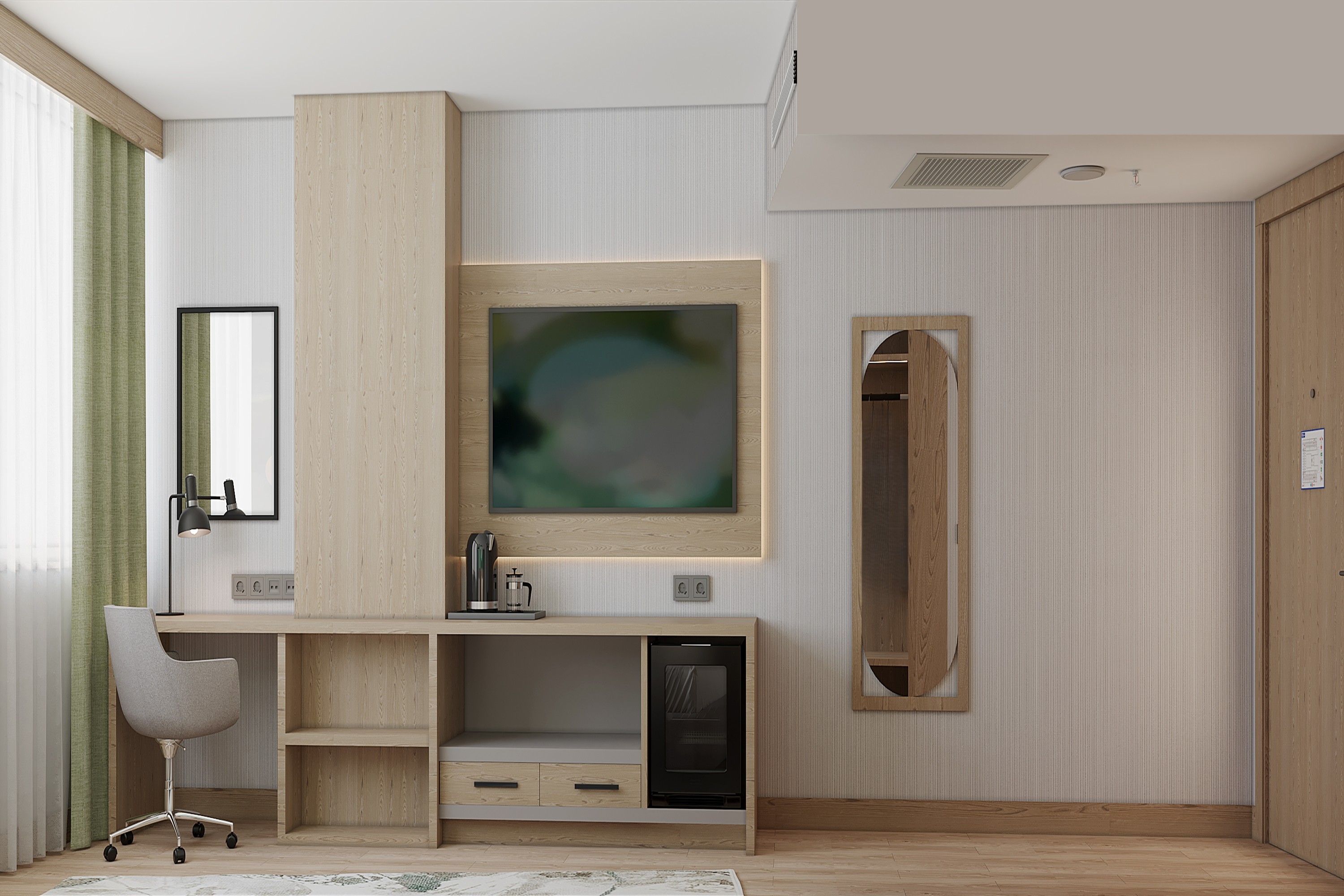 Guest room at the Wyndham Garden Istanbul Tuzla Marina in Istanbul, Other than US/Canada