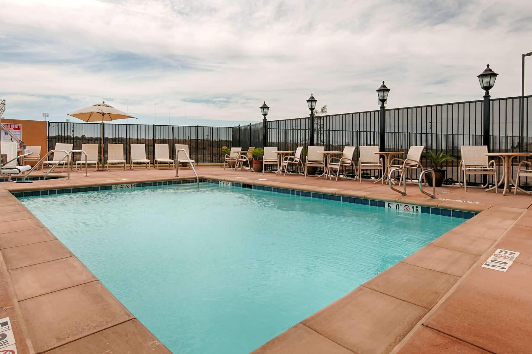 Pool at the Wyndham Garden Lancaster CA in Lancaster, California