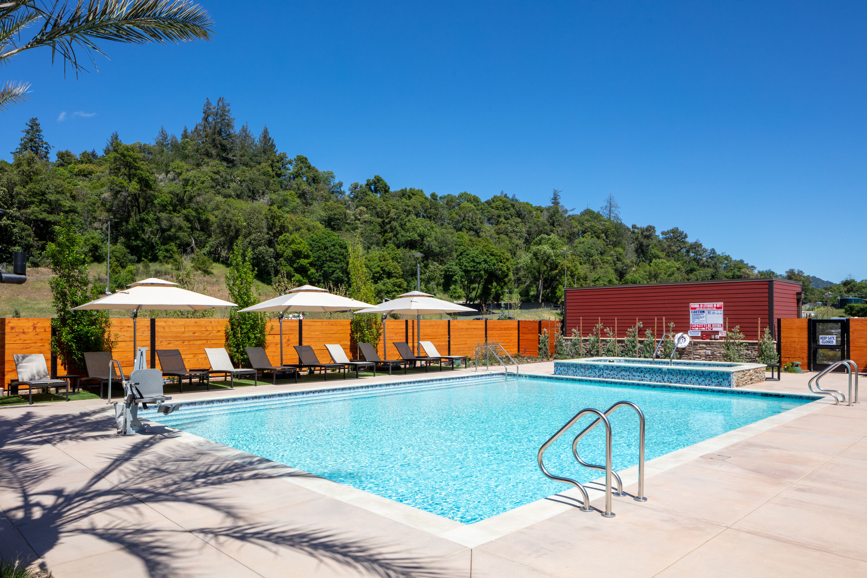 Pool at the Wyndham Garden Redwood Valley/Ukiah in Redwood Valley, California
