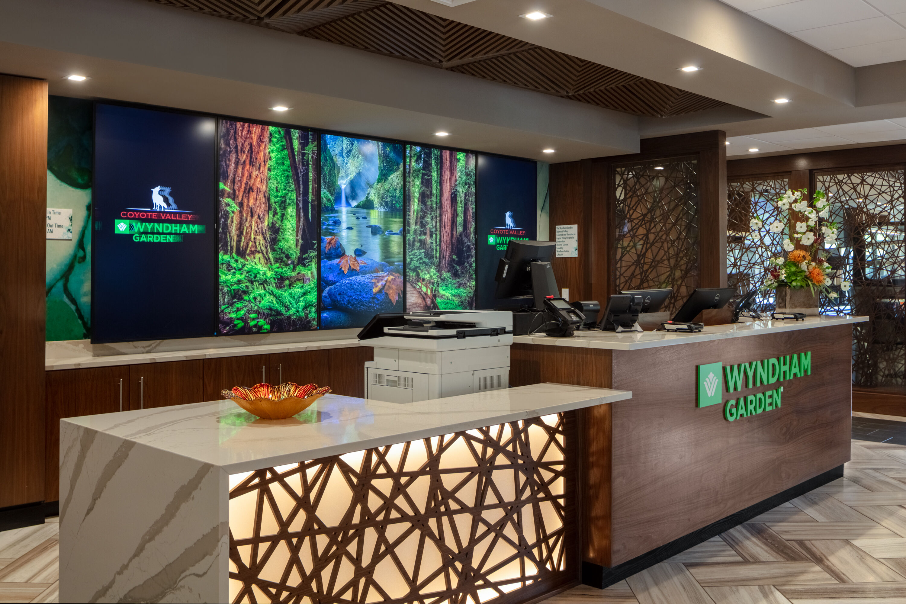 Wyndham Garden Redwood Valley/Ukiah reception in Redwood Valley, California