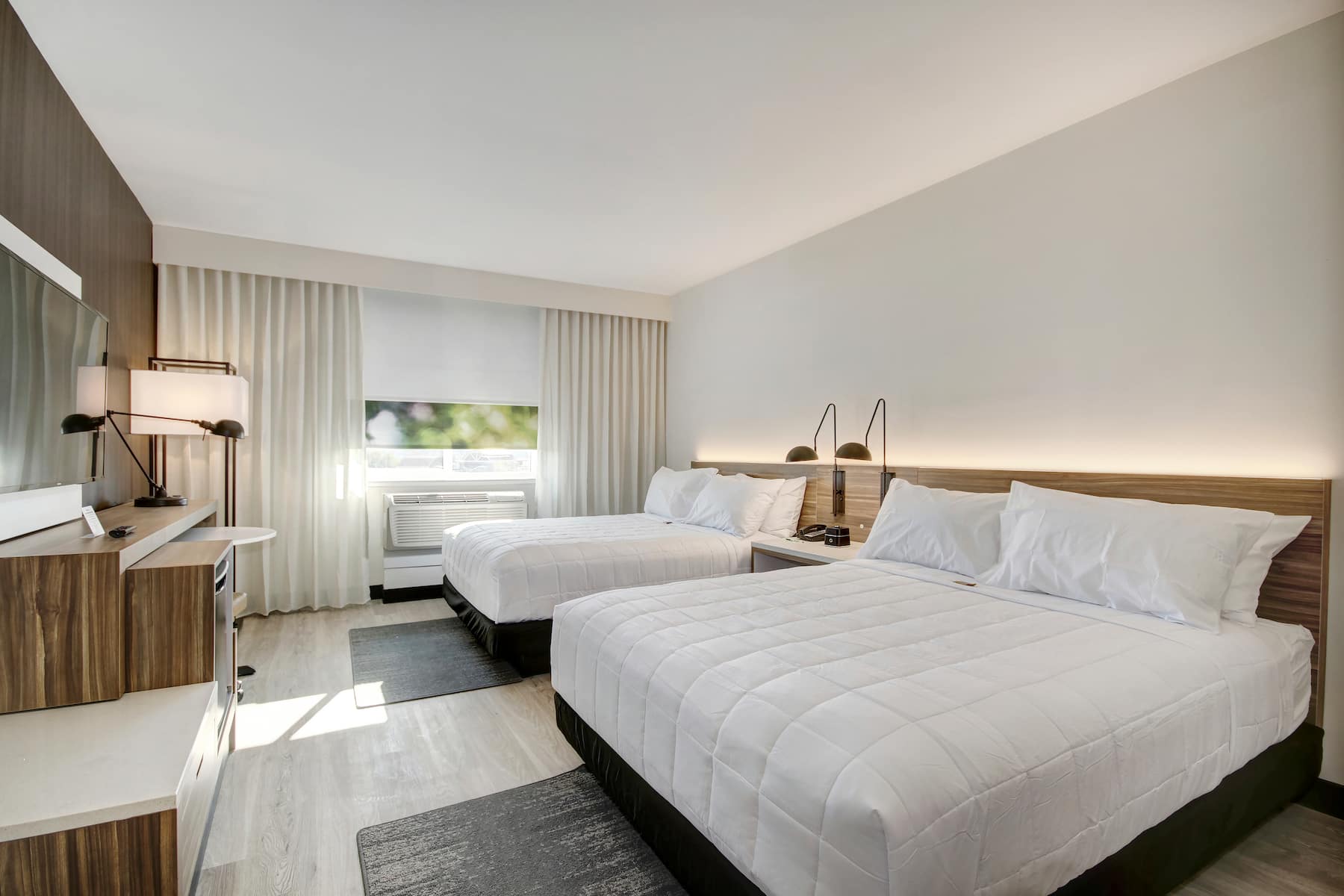 Guest room at the Wyndham Garden Sacramento Airport Natomas in Sacramento, California
