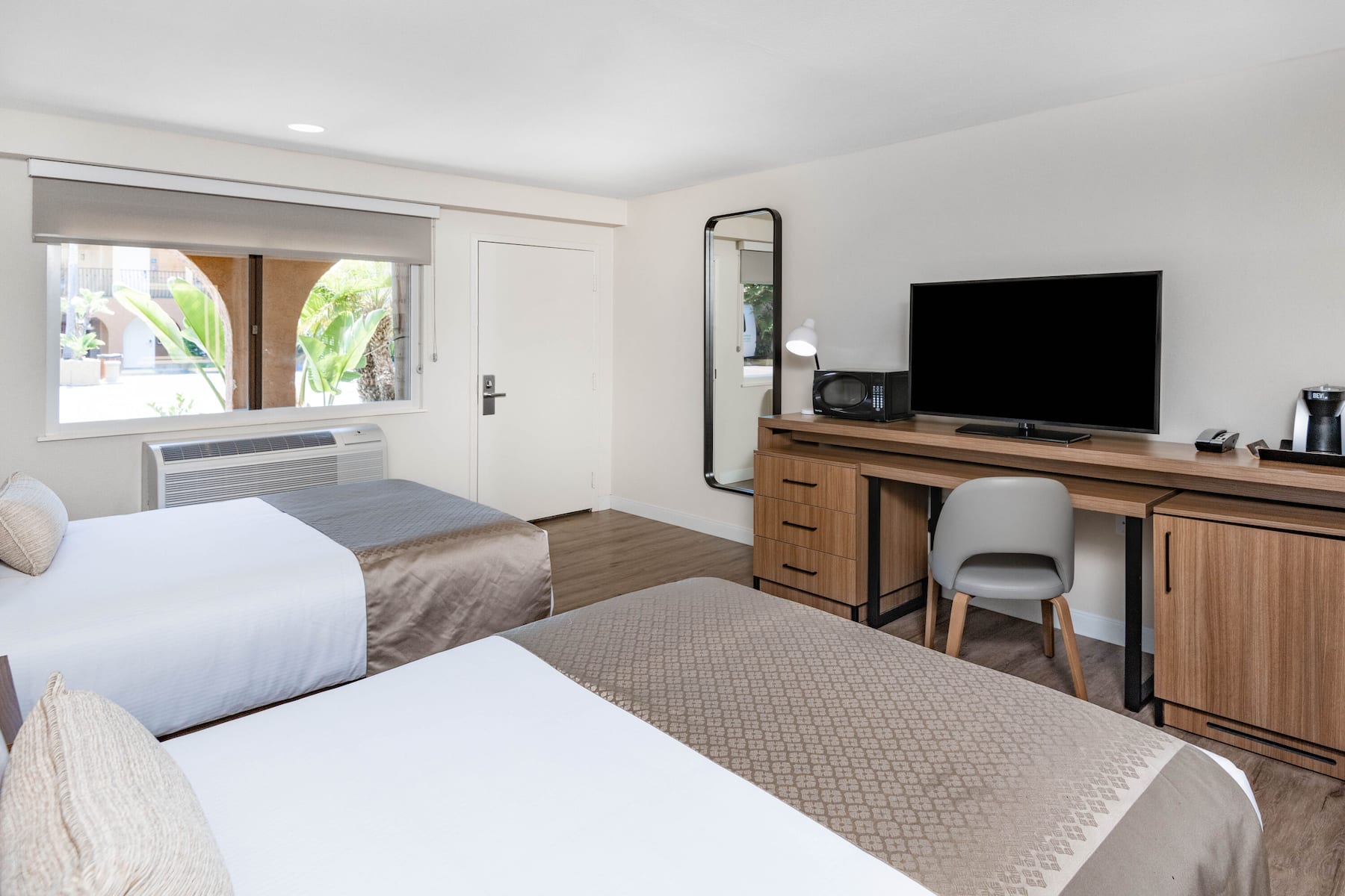 Guest room at the Wyndham Garden San Diego near SeaWorld in San Diego, California